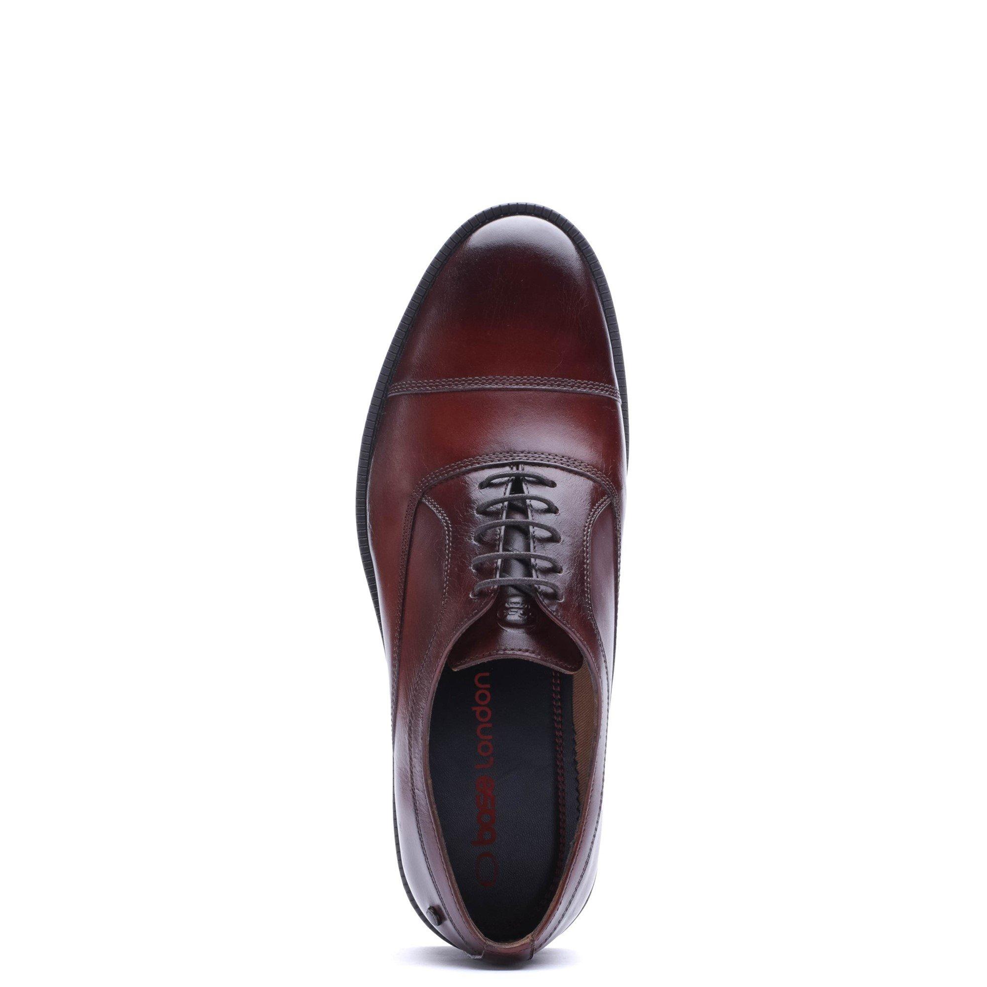 Tan - Base London - ROMA TOE CAP SHOE - 4