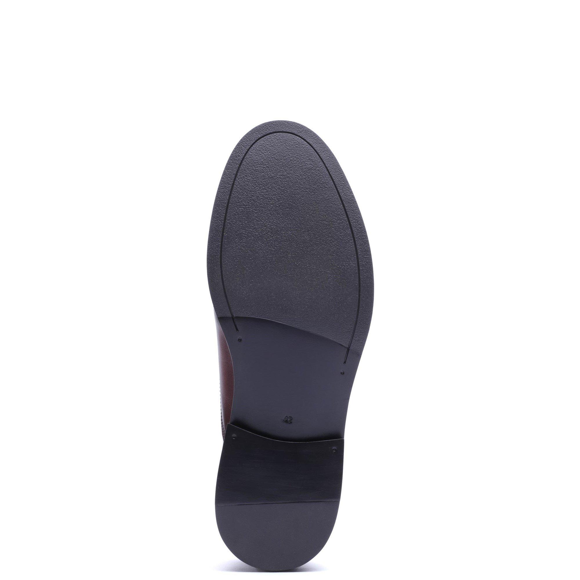 Tan - Base London - ROMA TOE CAP SHOE - 5