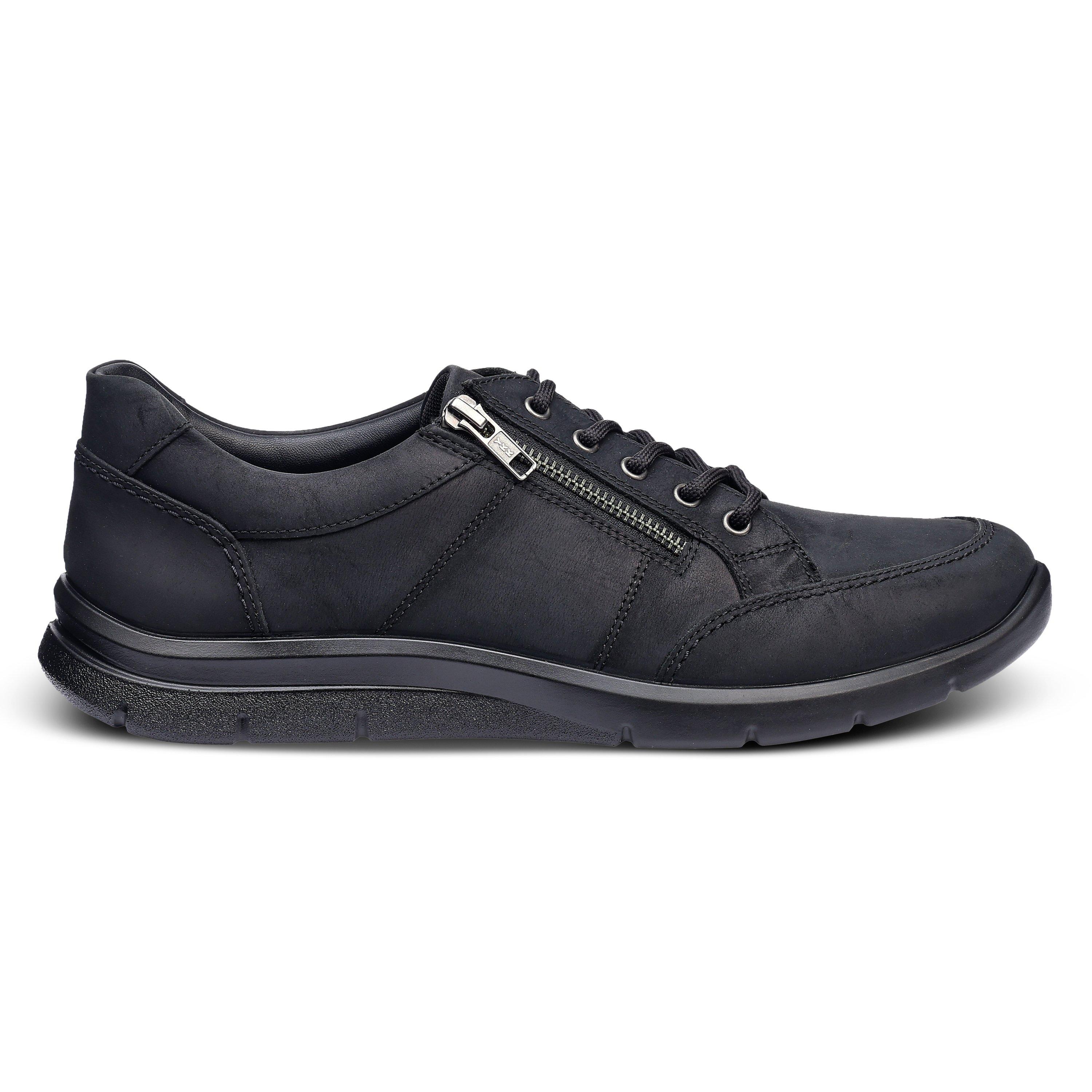 Black - Hotter - Finn Wide Fit Mens Shoes - 1
