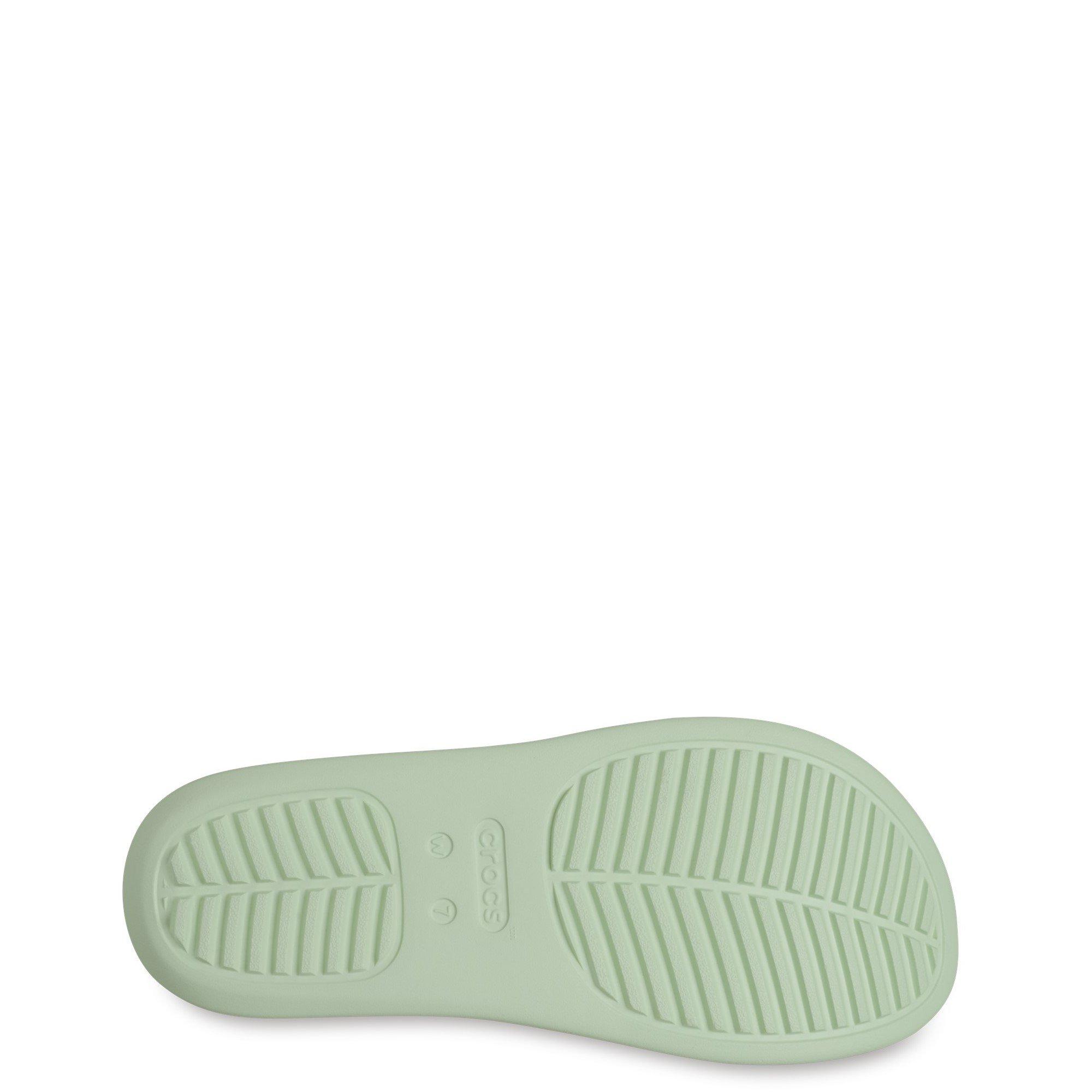 Bright Green - Crocs - Women's Getaway Platform Toe Loop Flat Sandals - 5