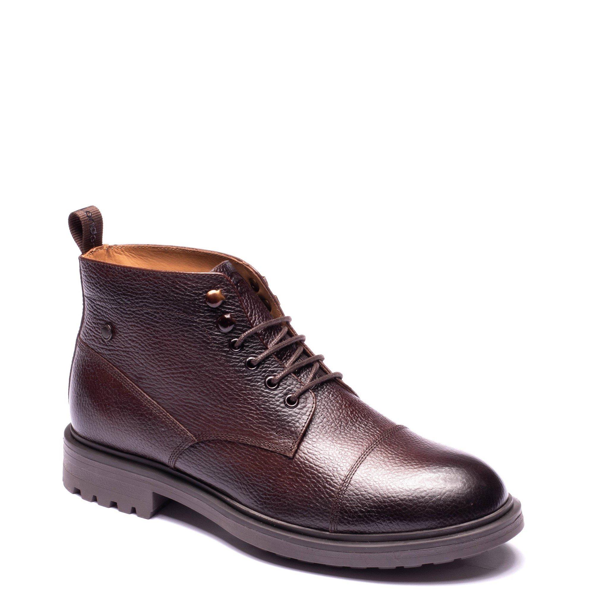 Brown - Base London - MERCER TOE CAP BOOT - 2