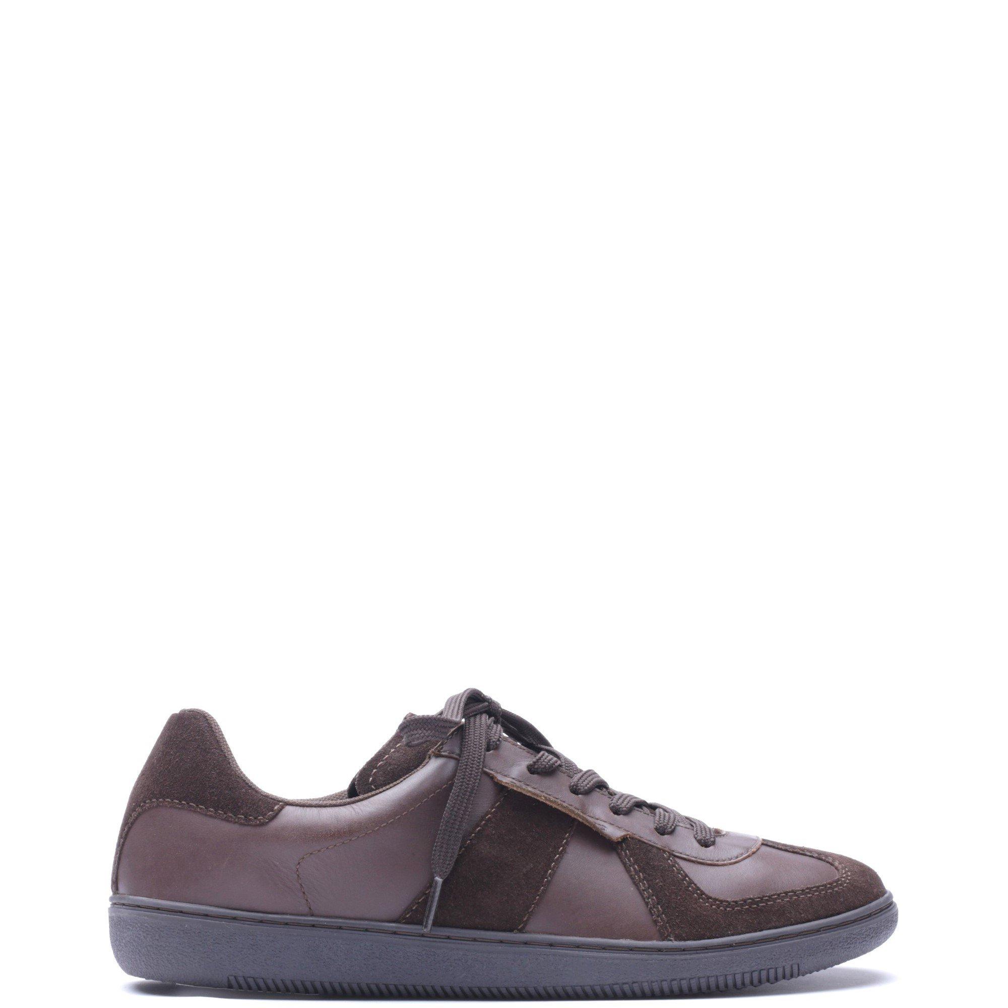 Brown - Base London - TOMMO LACE UP TRAINER - 1