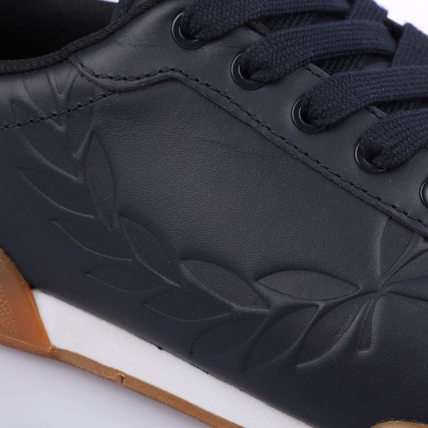 Navy - Fred Perry - B722 Leather Trainers - 6