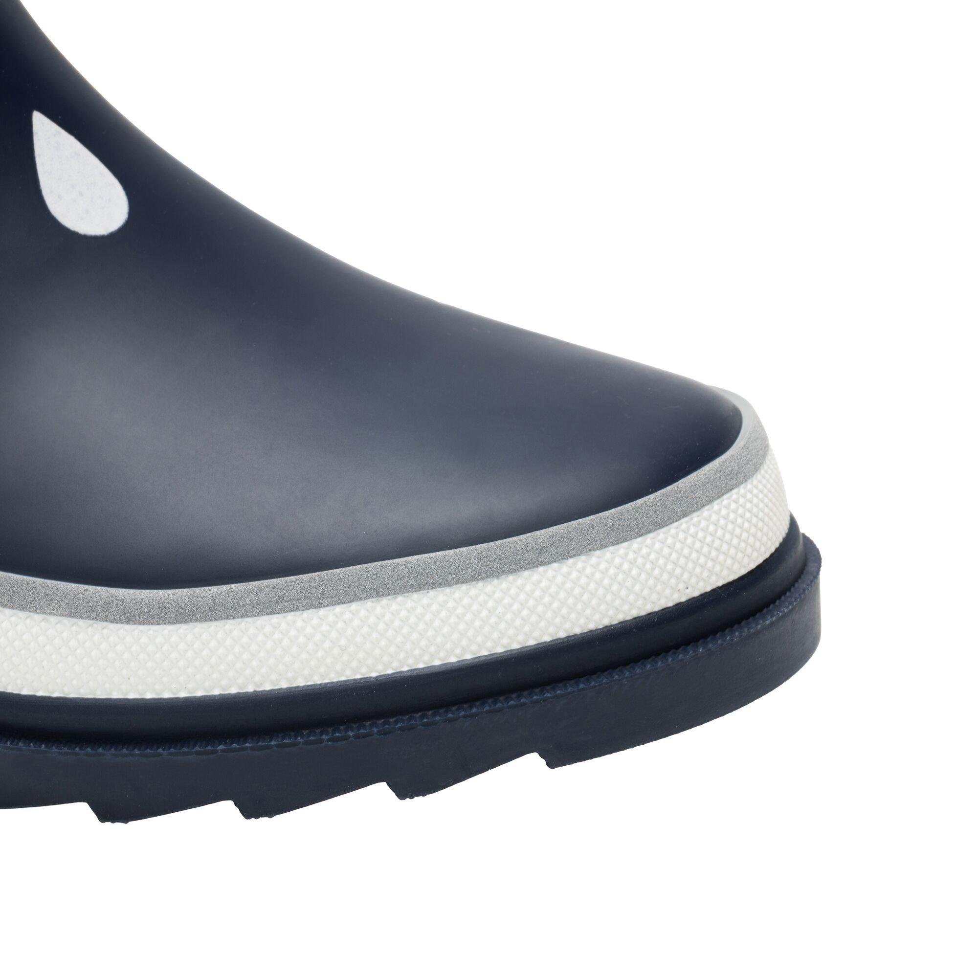 Navy / Rainbow - Regatta - Kids Mudplay III Waterproof Boots - 8