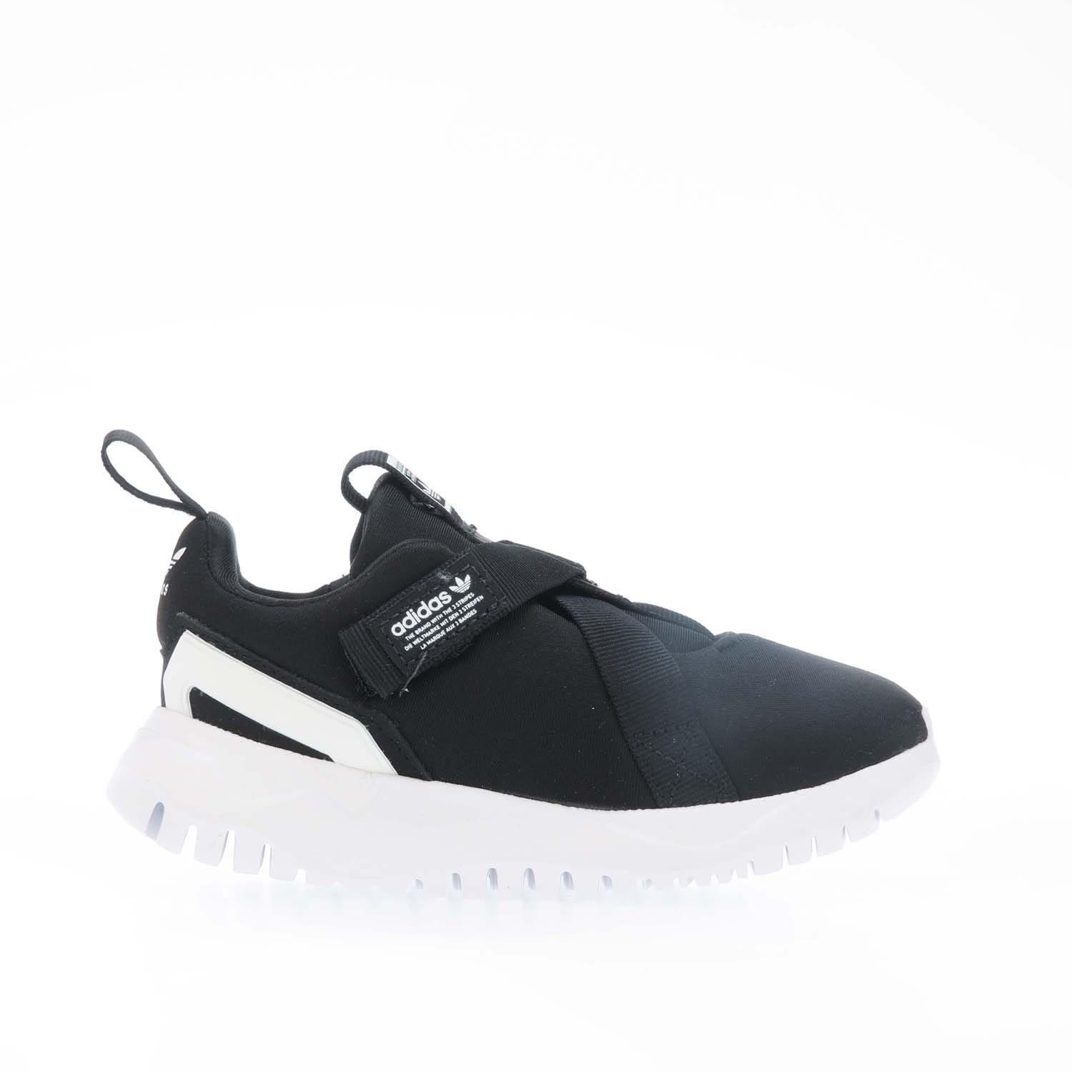 Black-White - adidas Originals - Flex 2.0 Trainers - 1
