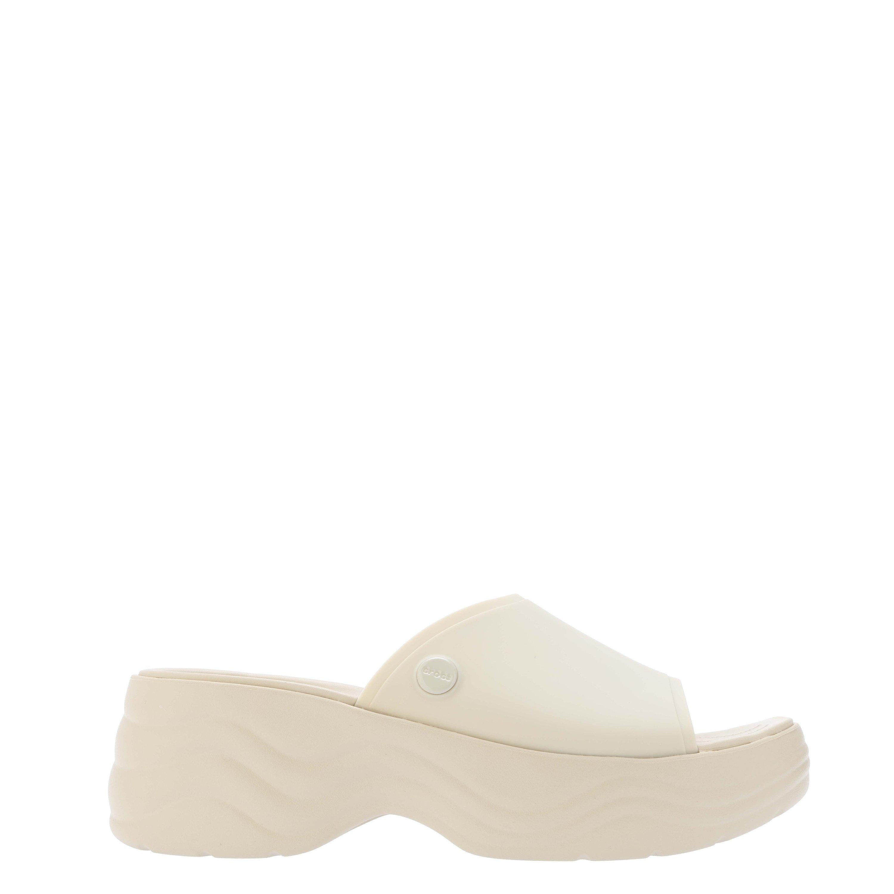 White - Crocs - Skyline Sliders - 1