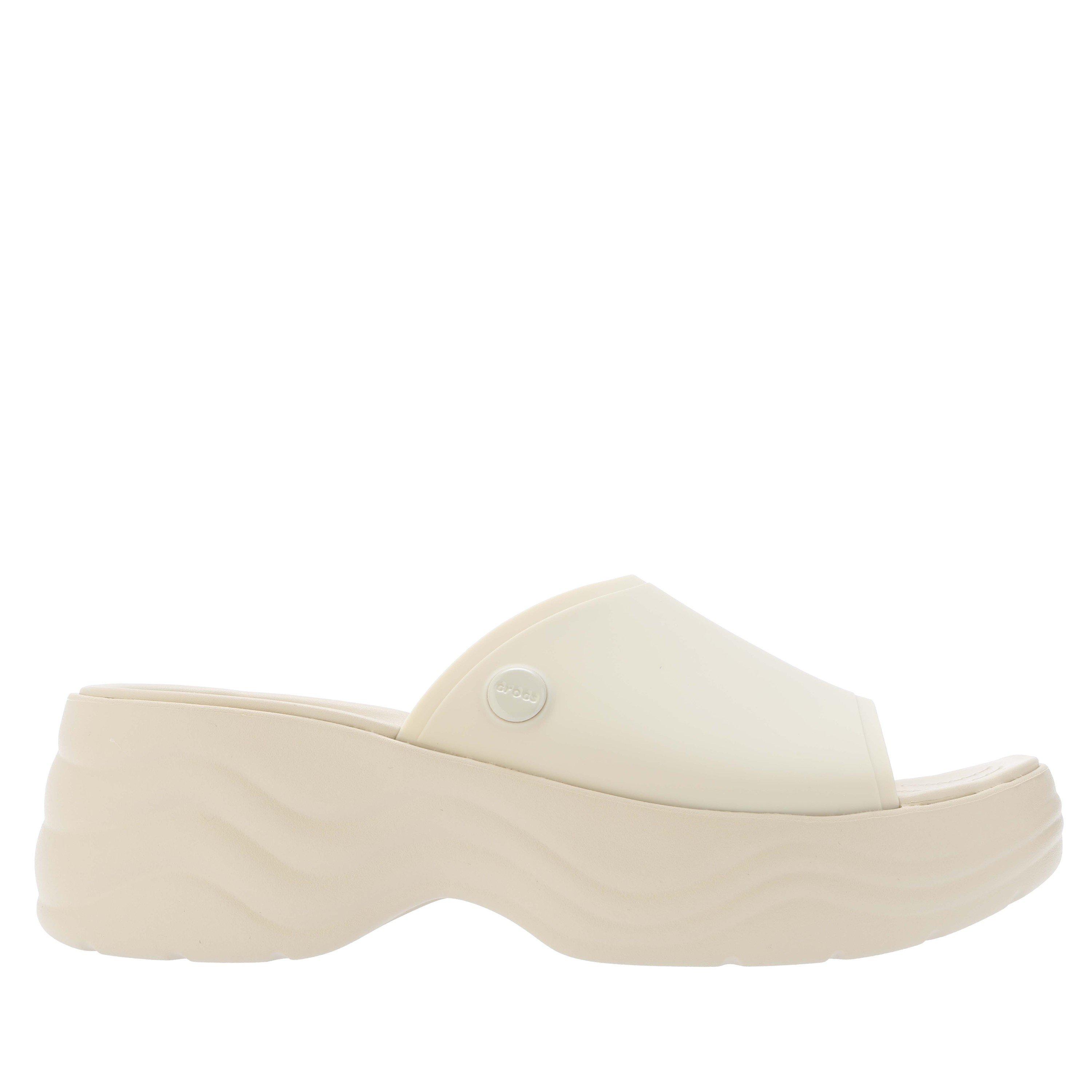 White - Crocs - Skyline Sliders - 3