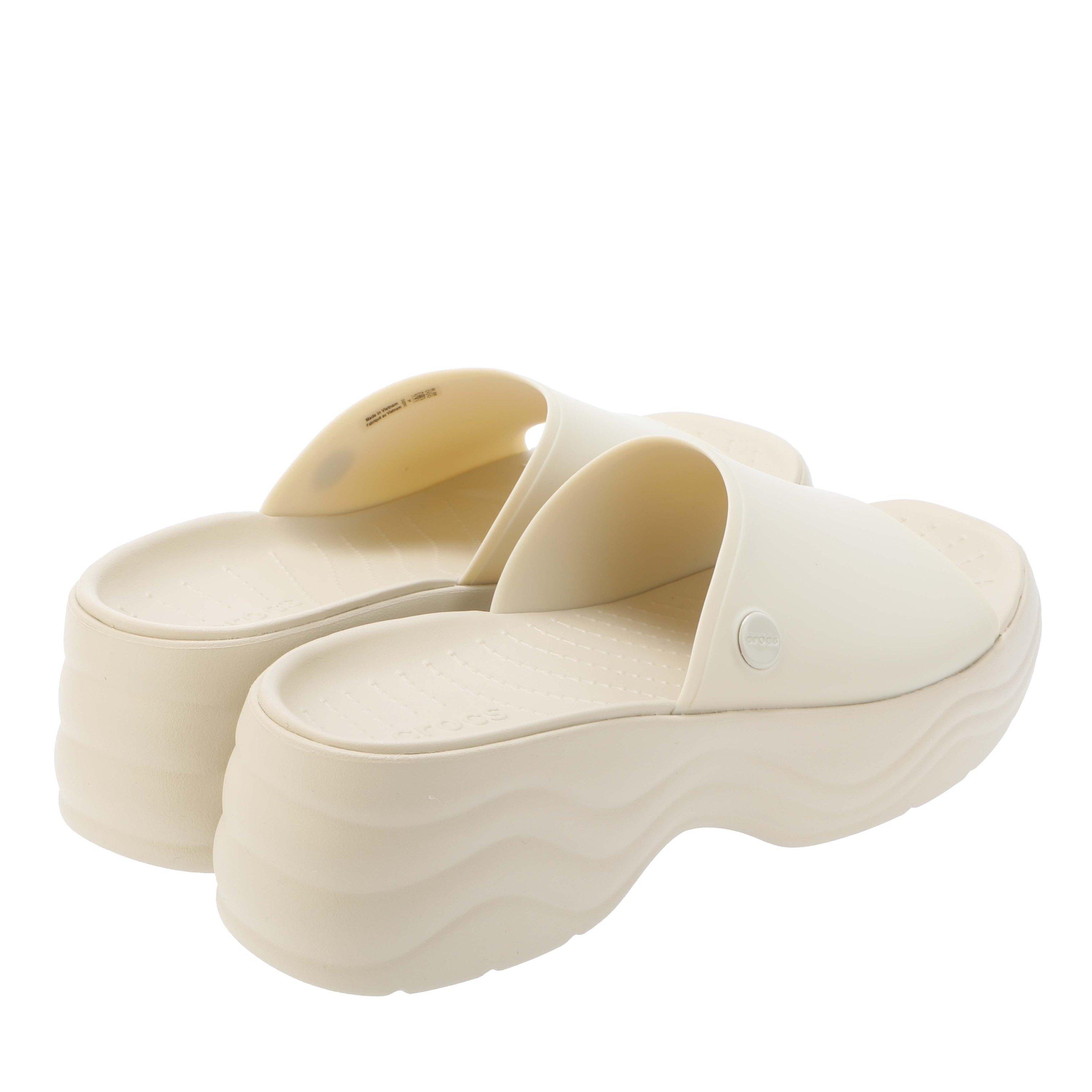 White - Crocs - Skyline Sliders - 5