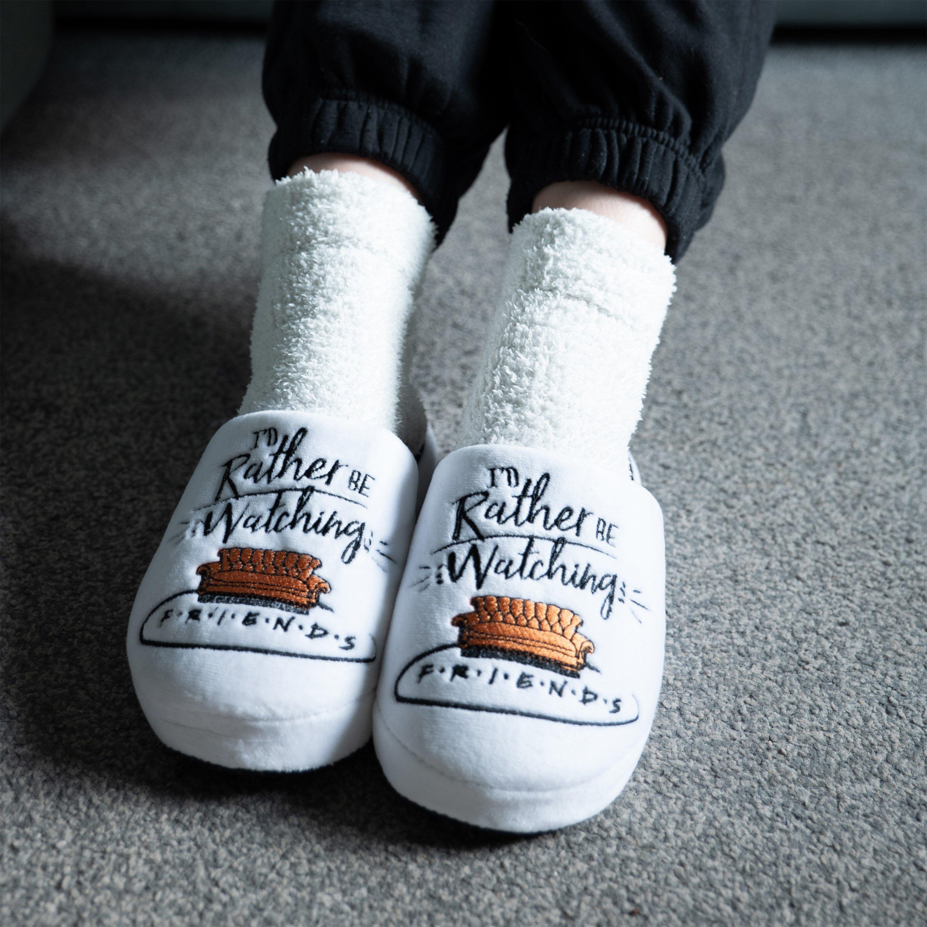 Multi - Friends - I'd Rather Be Watching Friends Womens Slippers