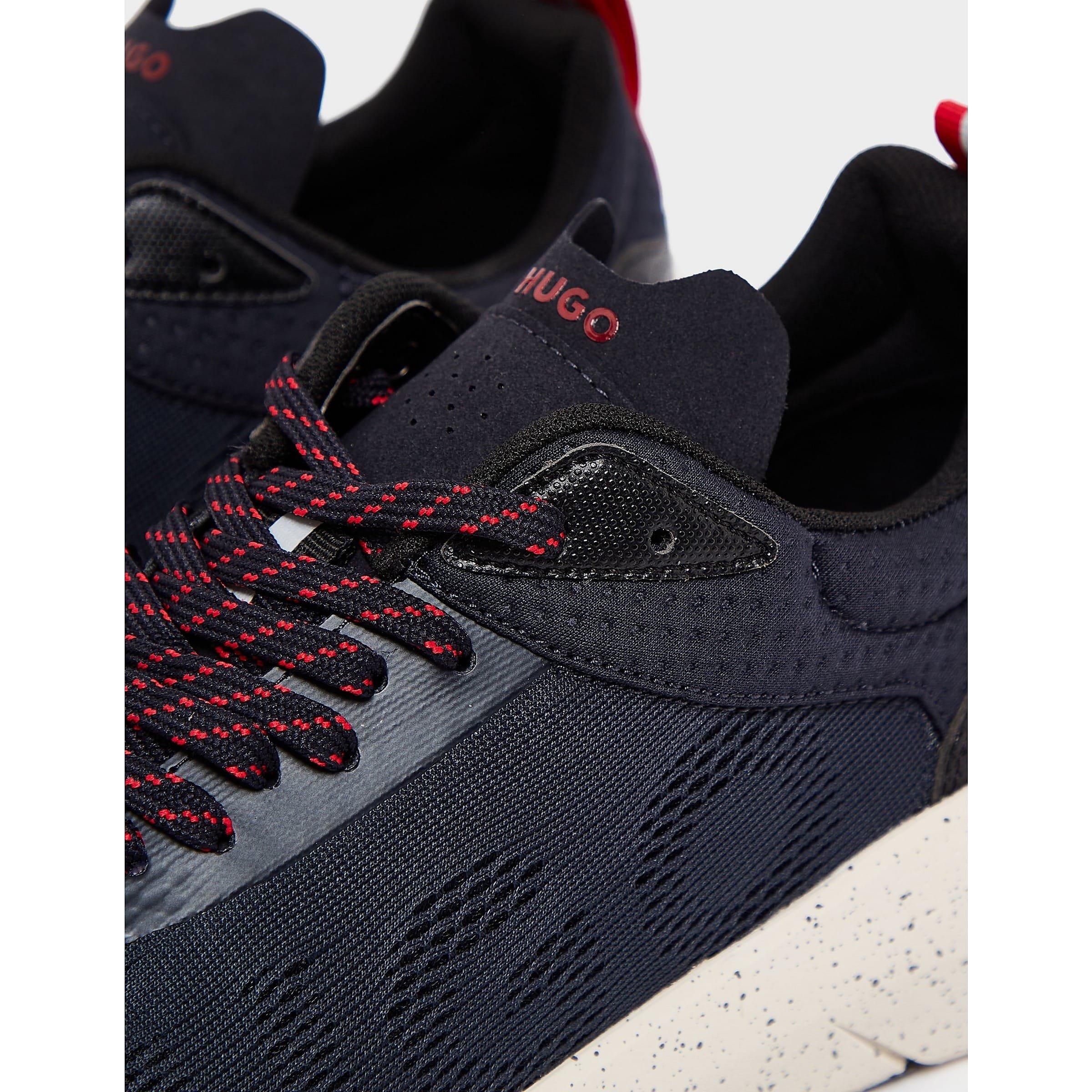 Blue - Hugo - Wayne Running Mesh Trainers - 4