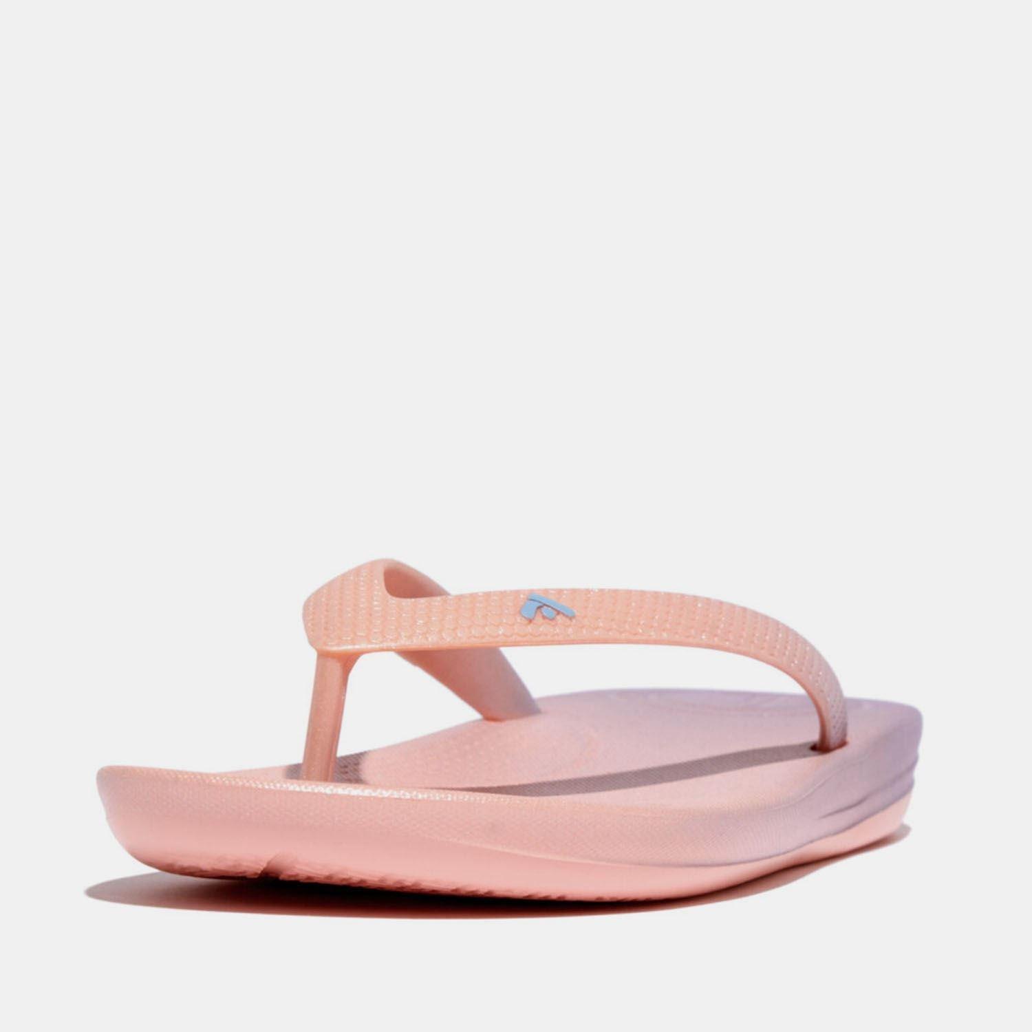 Pink - Fitflop - iQushion Iridescent Flip Flops - 2