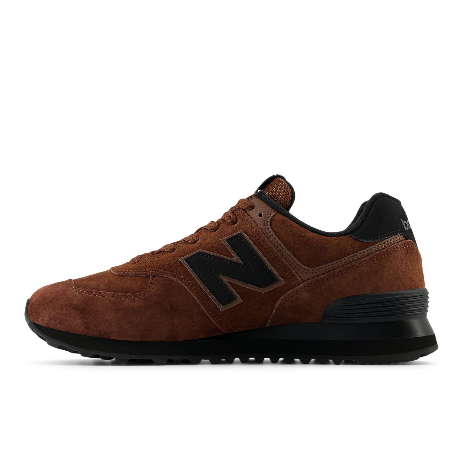 Brown - New Balance - 574 Trainers - 3