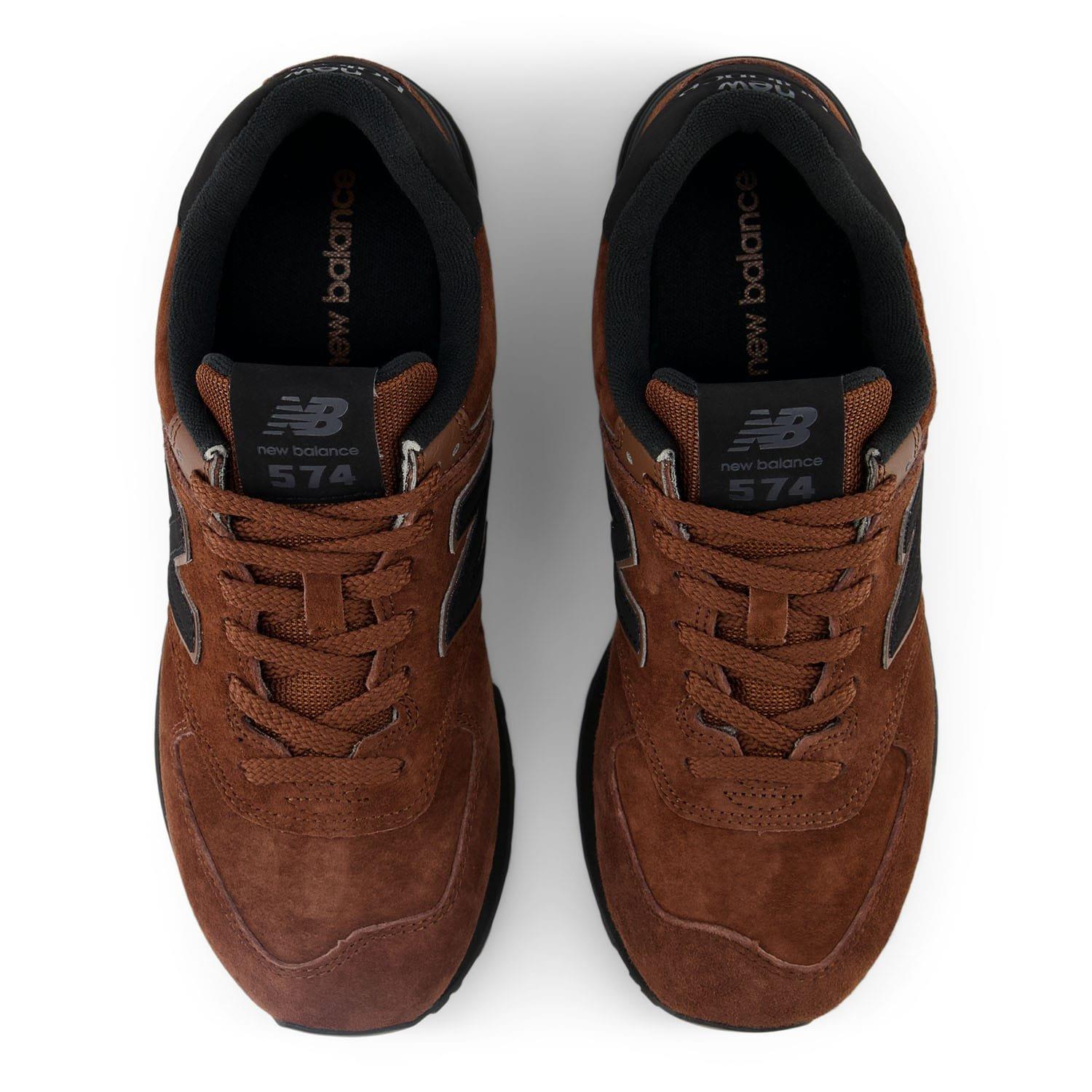 Brown - New Balance - 574 Trainers - 4