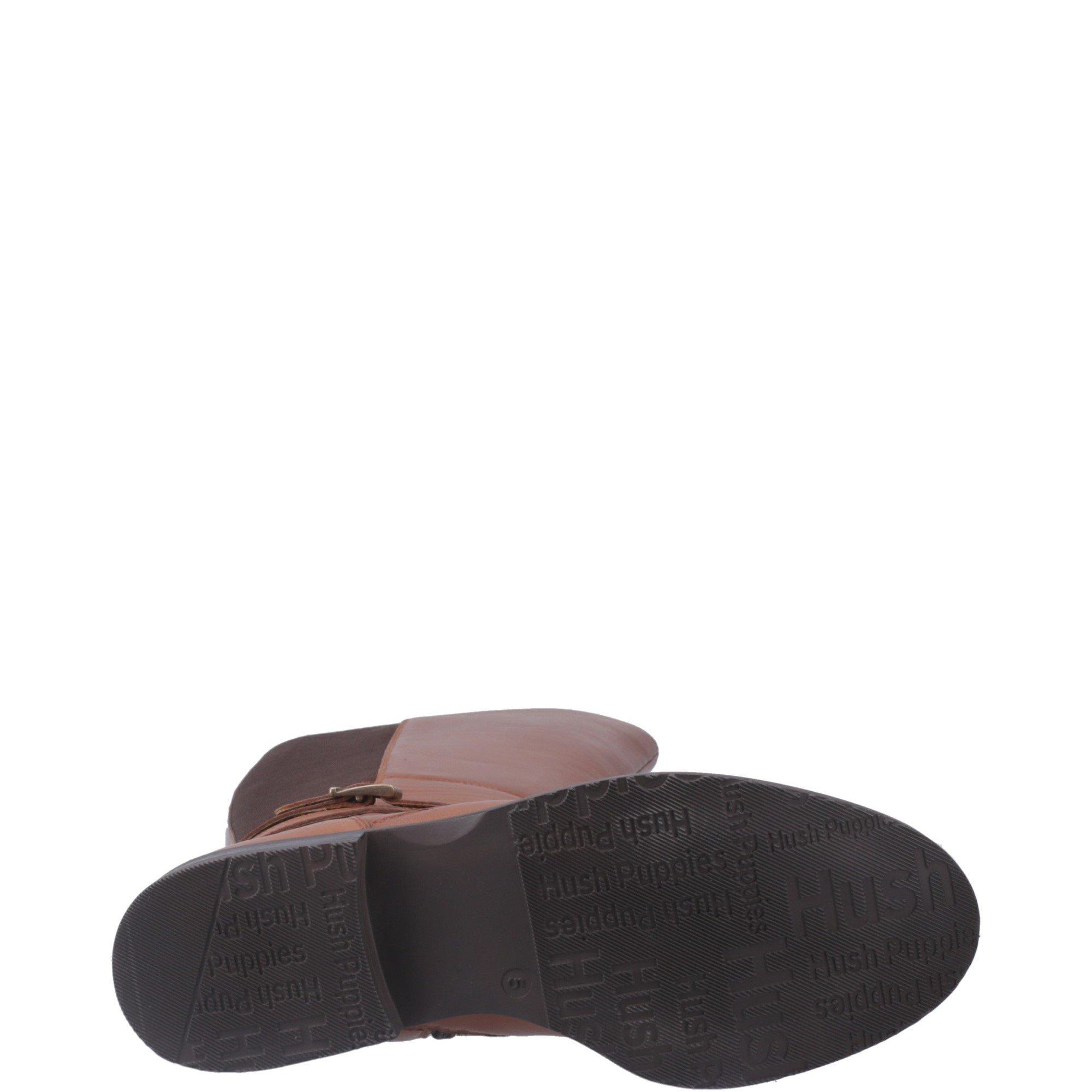 Tan - Hush Puppies - Victoria Long Boots - 4