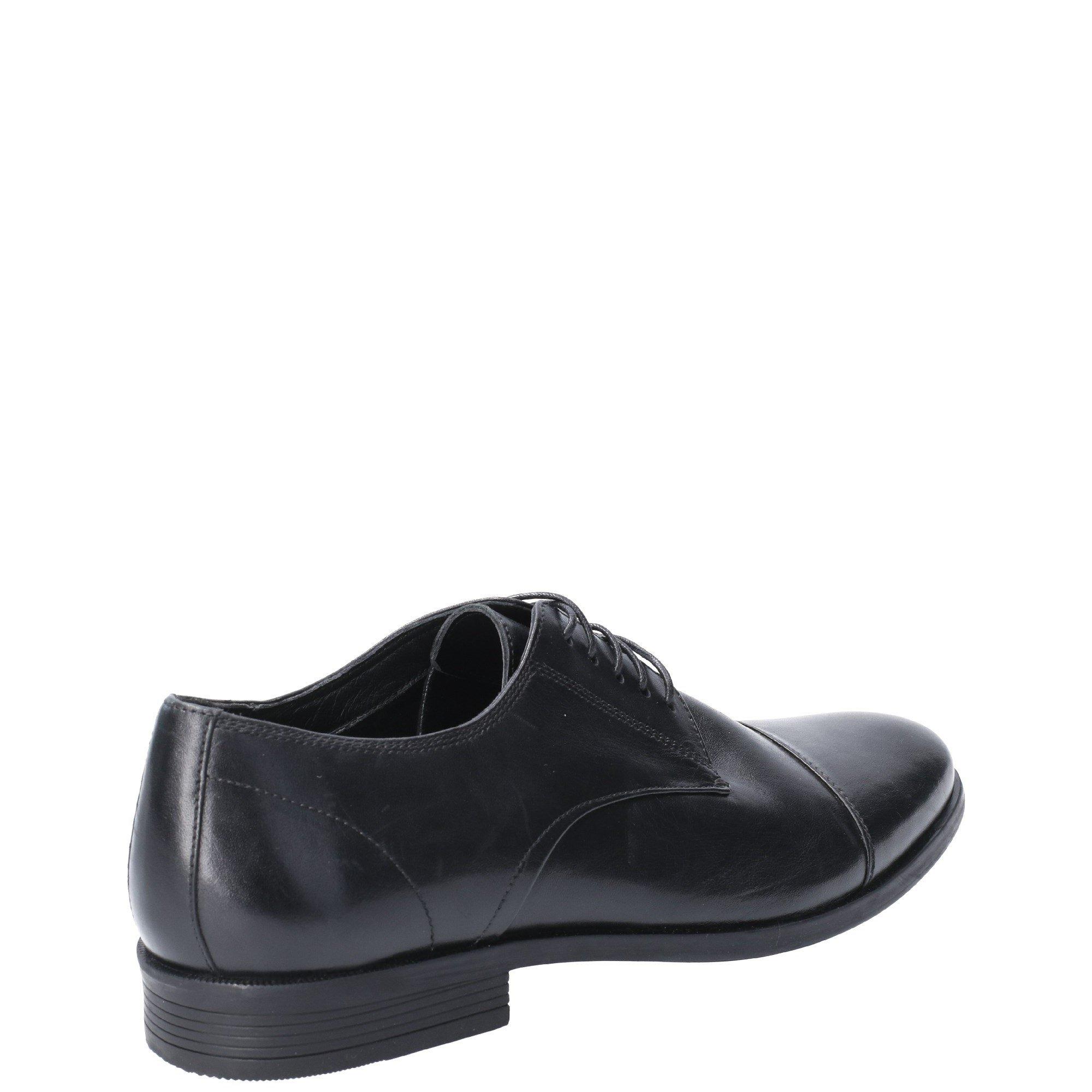 Black - Hush Puppies - Ollie Cap Toe Shoe - 3