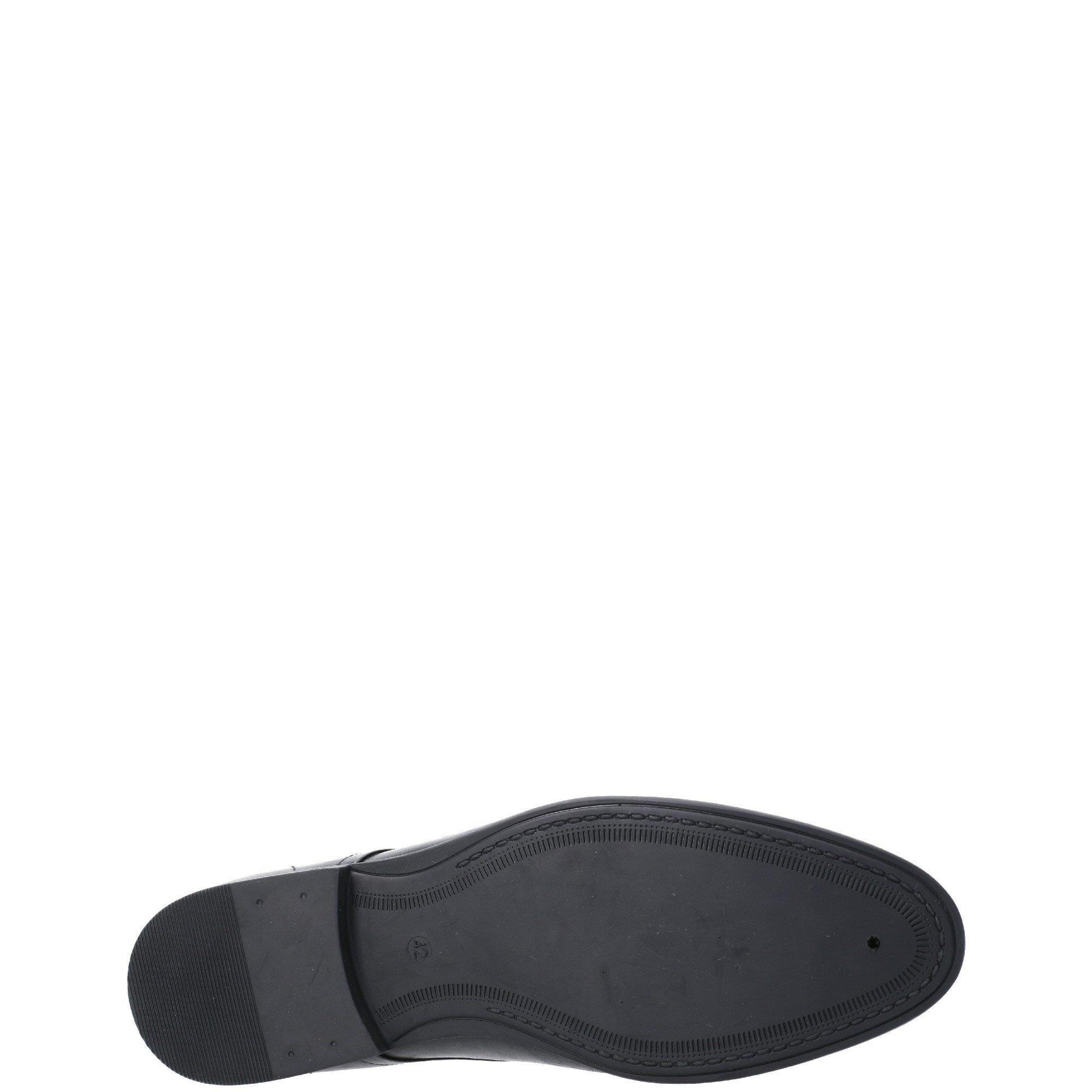 Black - Hush Puppies - Ollie Cap Toe Shoe - 4