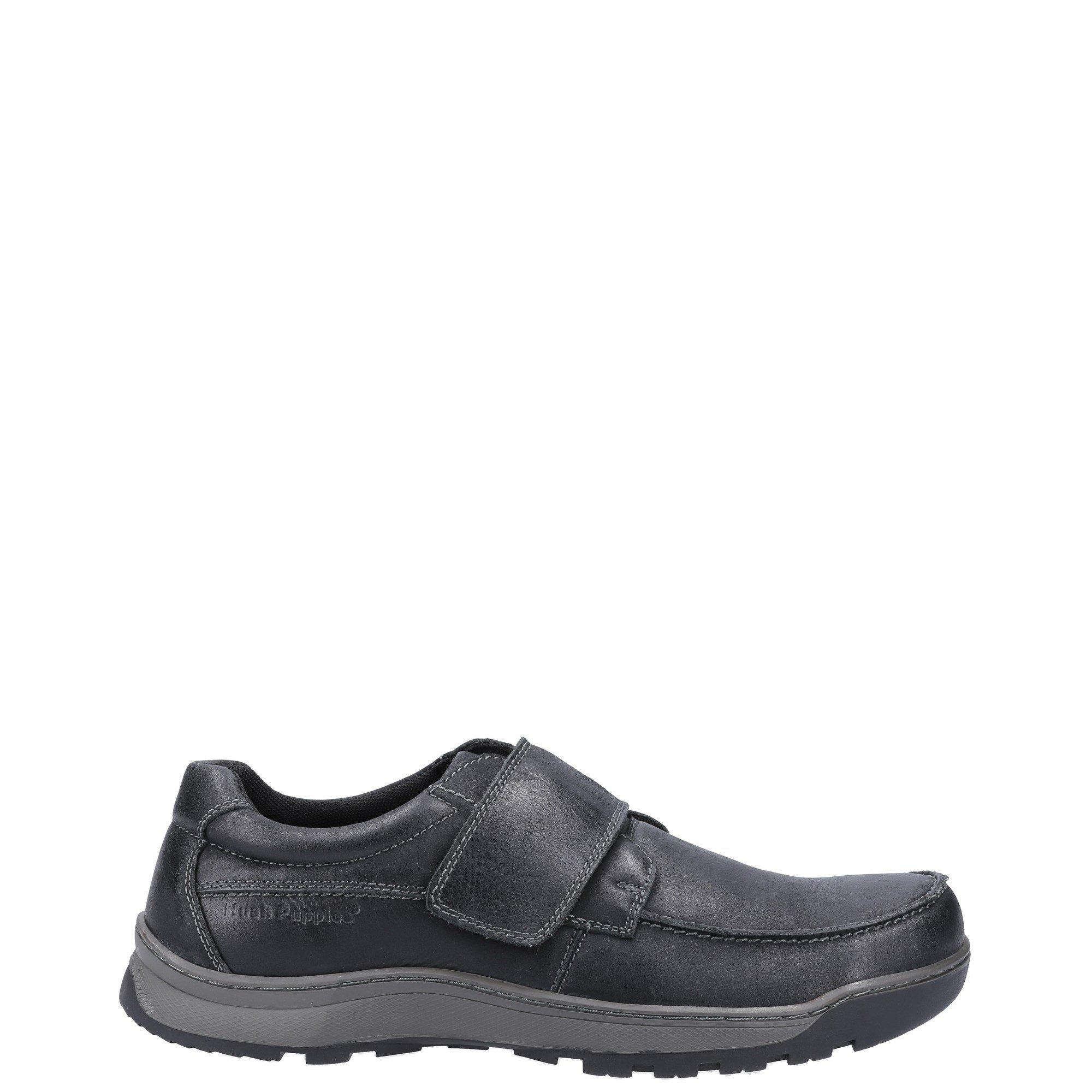 Black - Hush Puppies - Casper Touch Fastening Shoes - 1