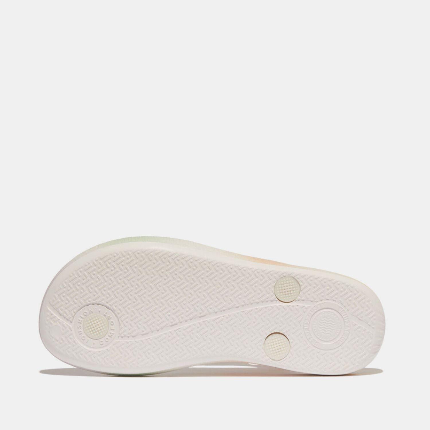 White - FitFlop - iQushion Iridescent Flip Flops - 1