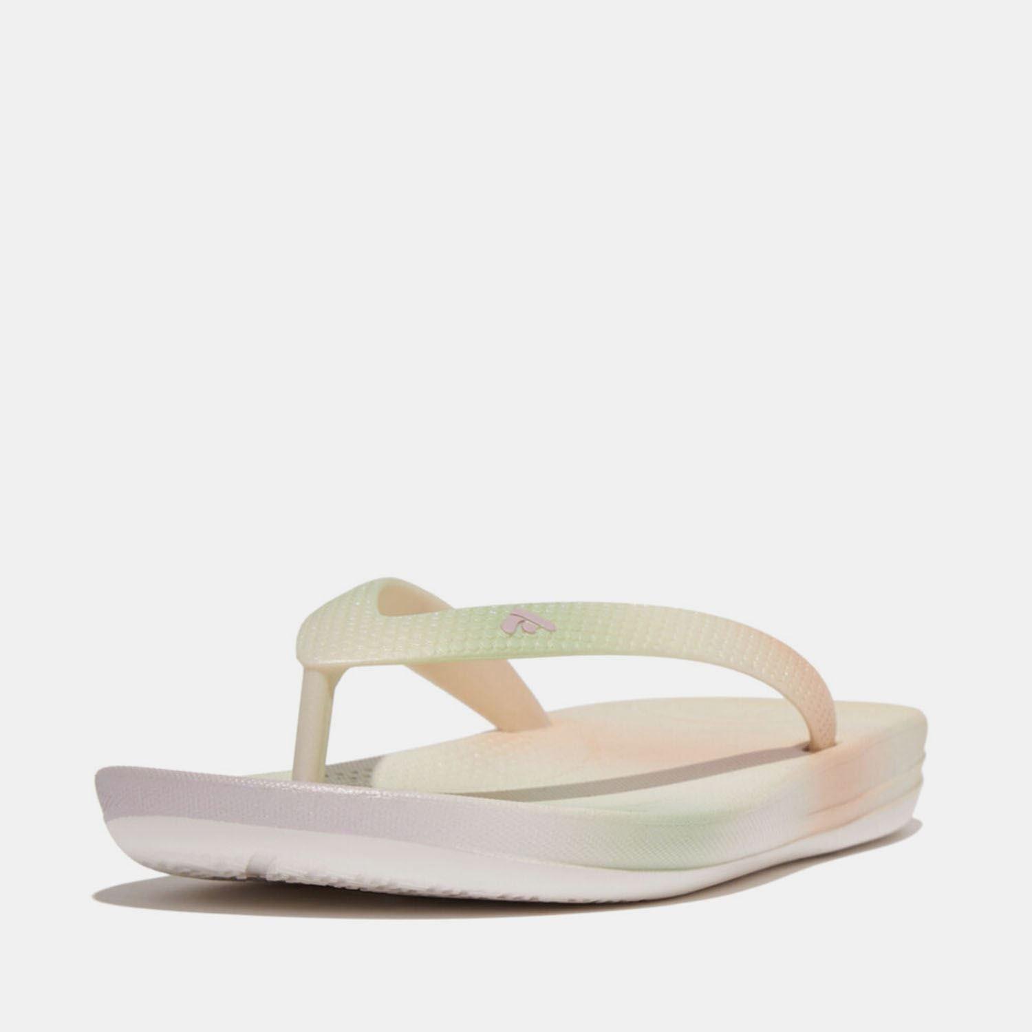 White - FitFlop - iQushion Iridescent Flip Flops - 2
