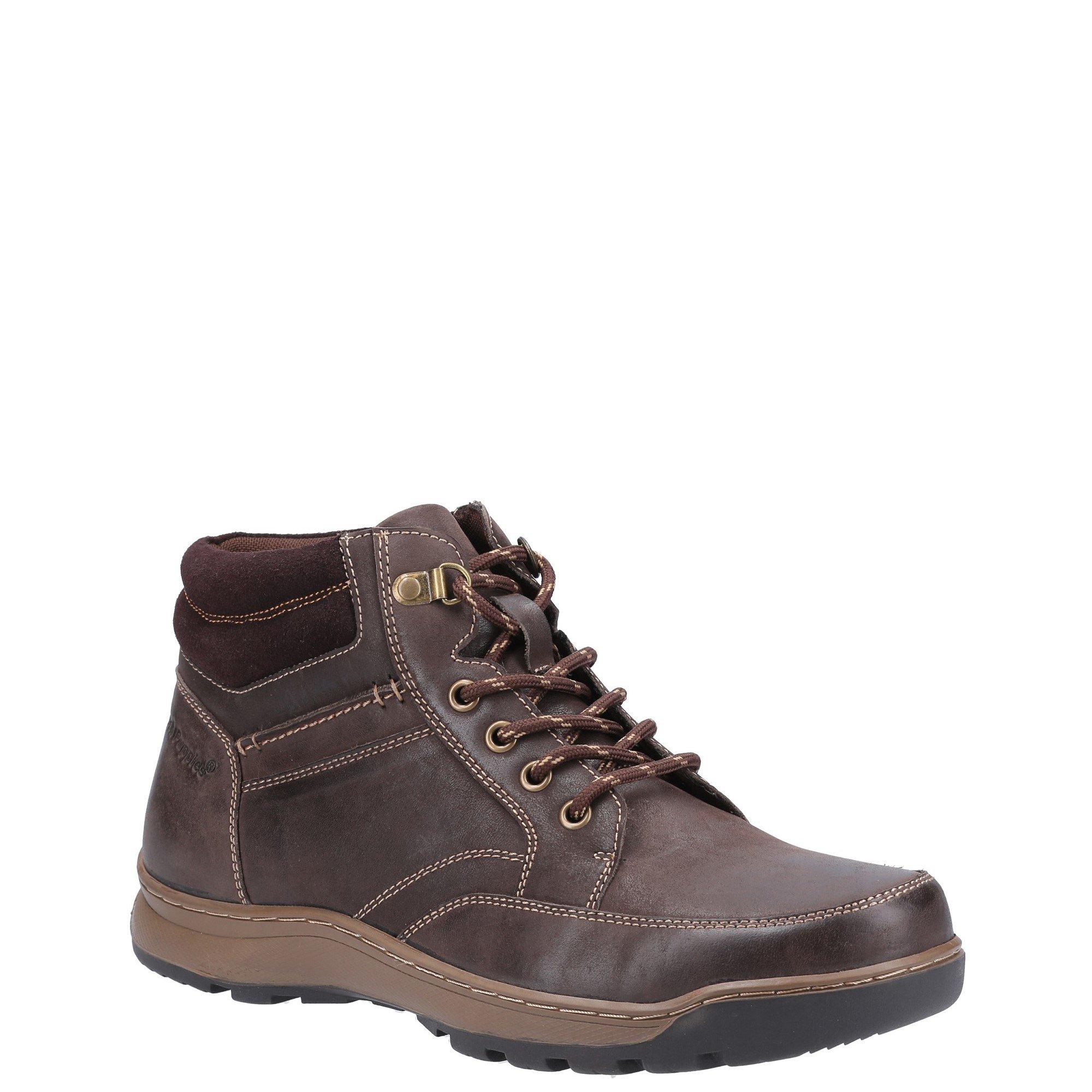 Brown - Hush Puppies - Grover Lace Boots - 2