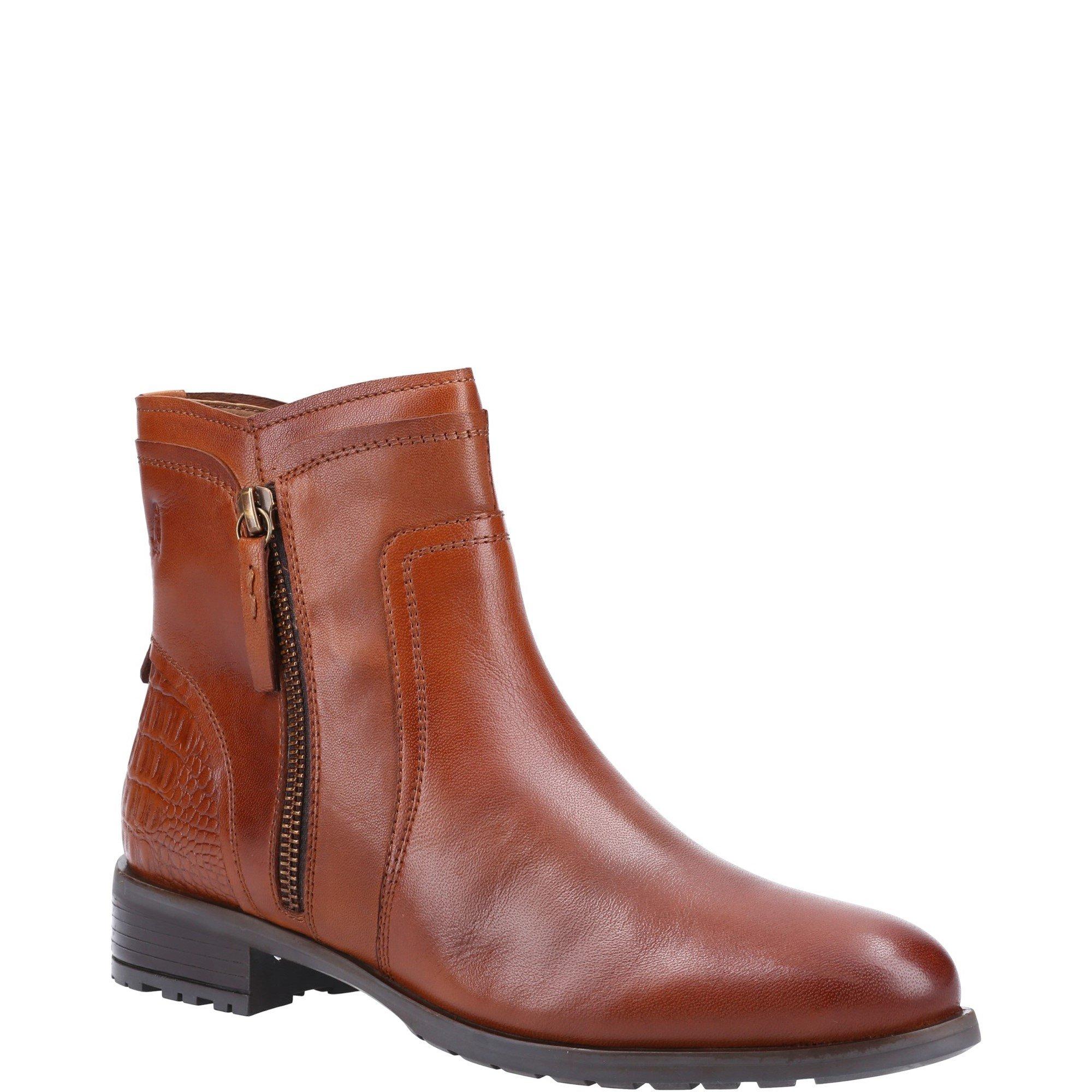 Tan - Hush Puppies - Women's Scarlett Flat Ankle Boots - 2