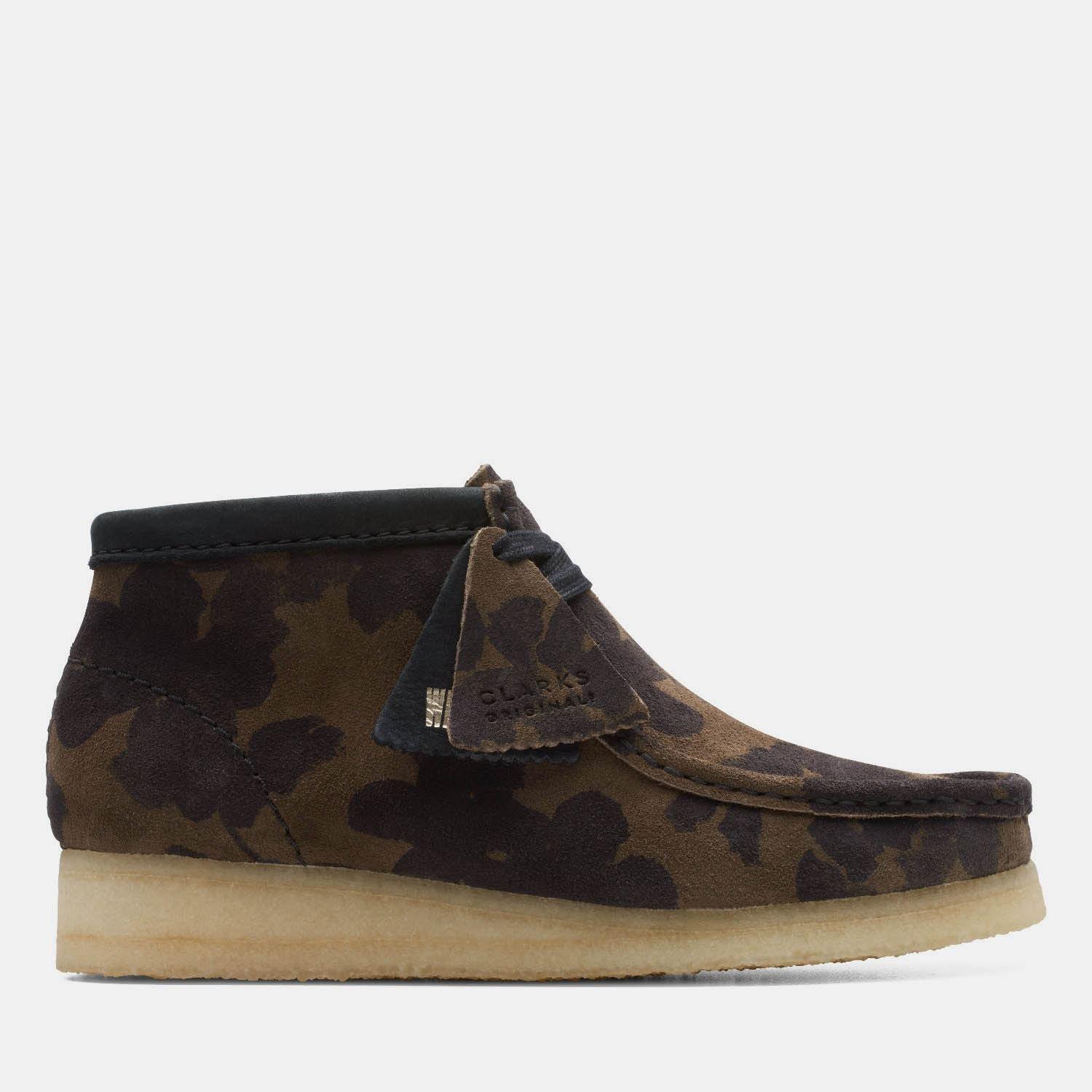 Clarks Originals Wallabee Boots - Black - Size UK 4.5