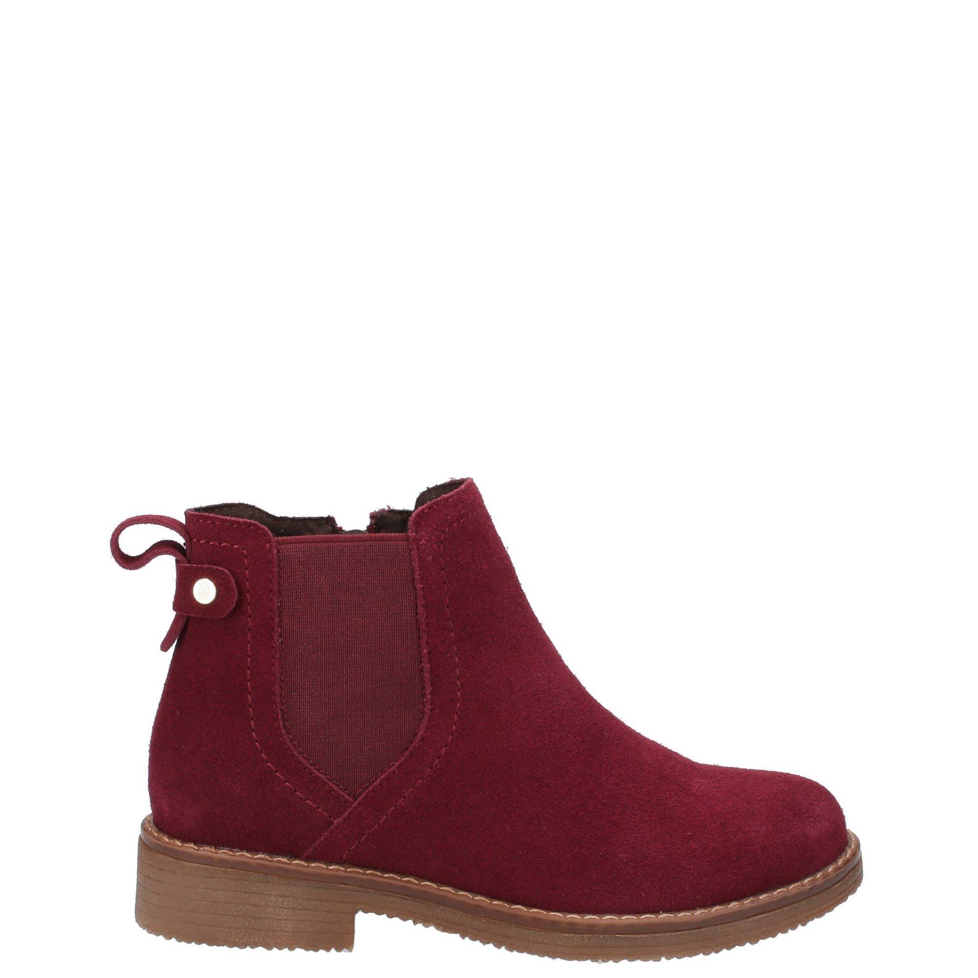 Red - Hush Puppies - Maddy Ladies Ankle Boots - 1