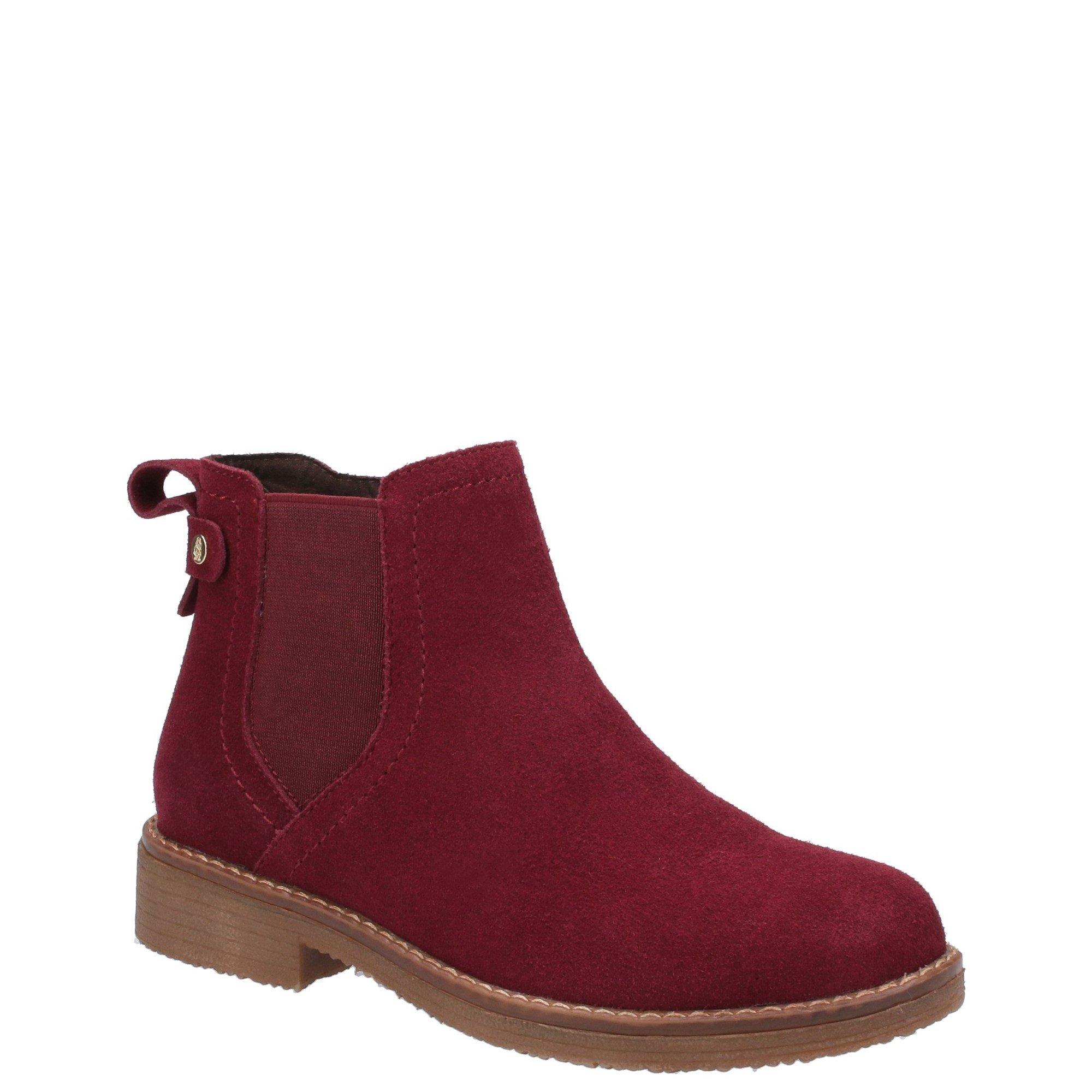 Red - Hush Puppies - Maddy Ladies Ankle Boots - 2