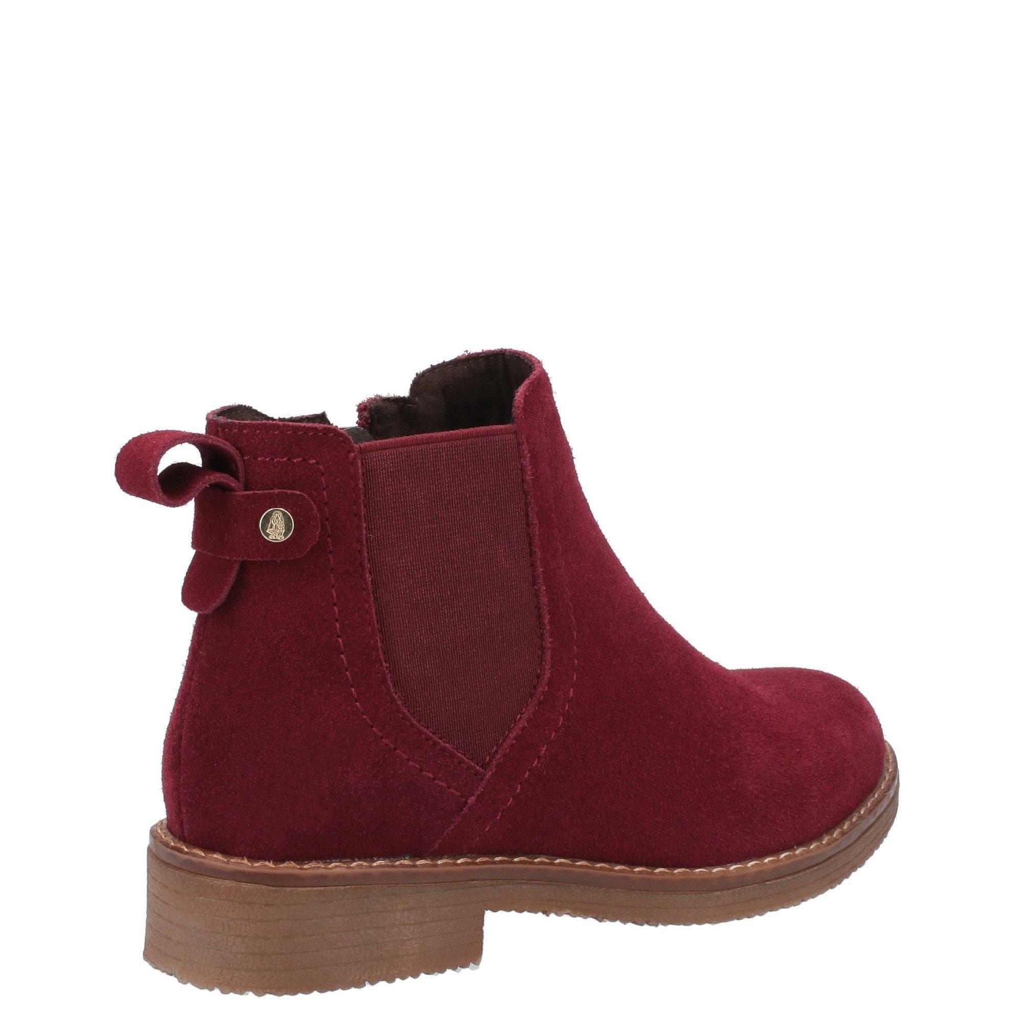 Red - Hush Puppies - Maddy Ladies Ankle Boots - 3