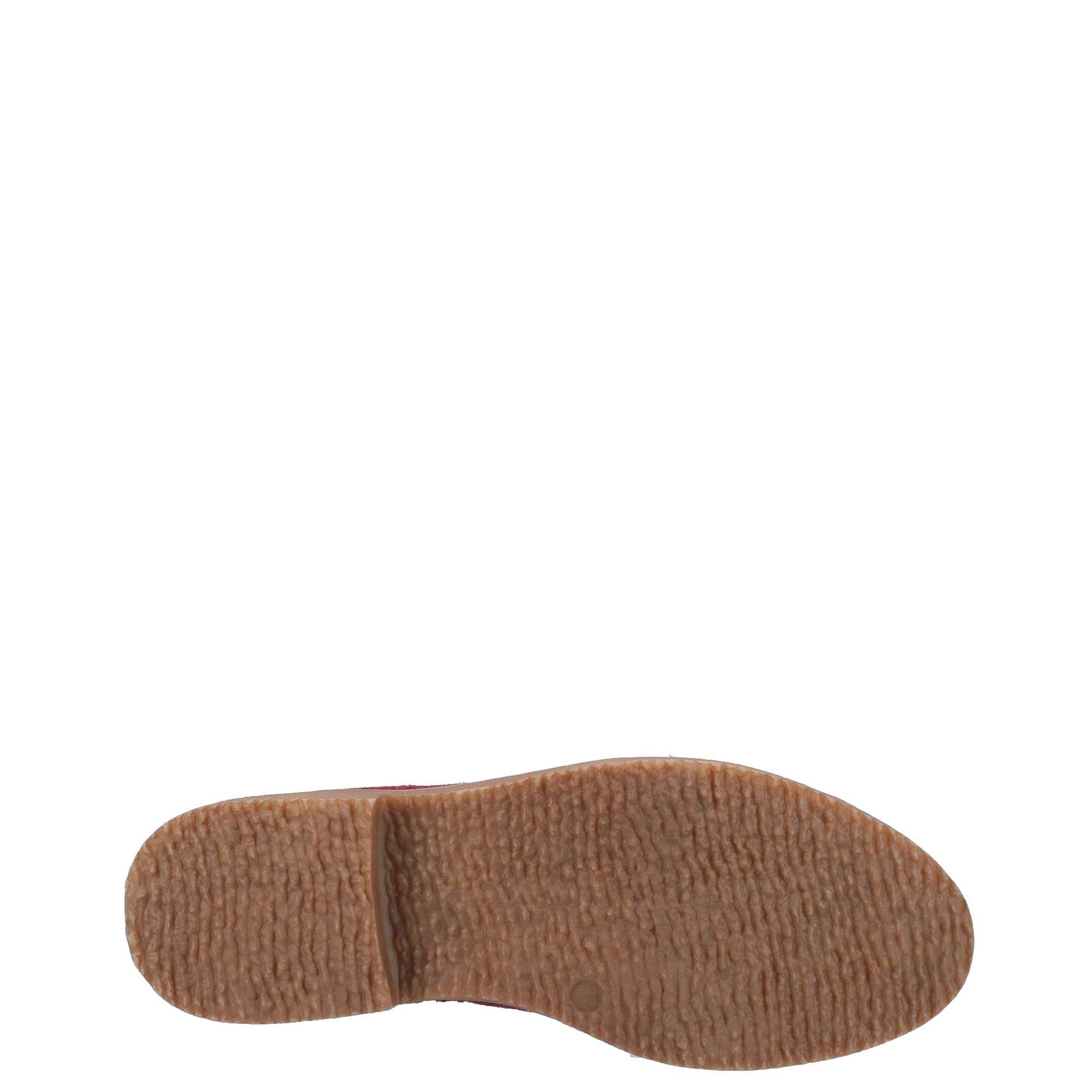 Red - Hush Puppies - Maddy Ladies Ankle Boots - 4