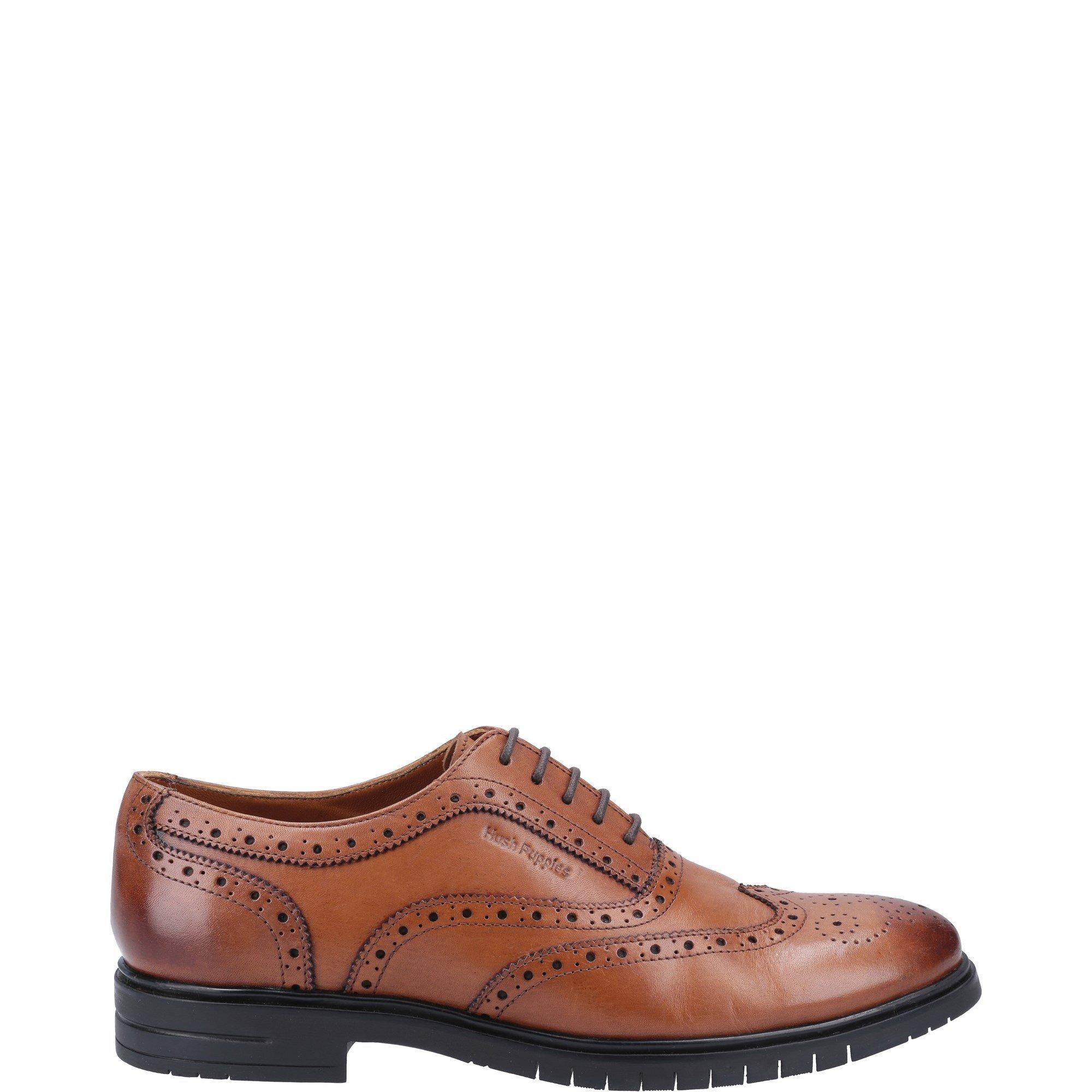 Hush Puppies Men's Santiago Lace Shoes - Brown - 11 (45)