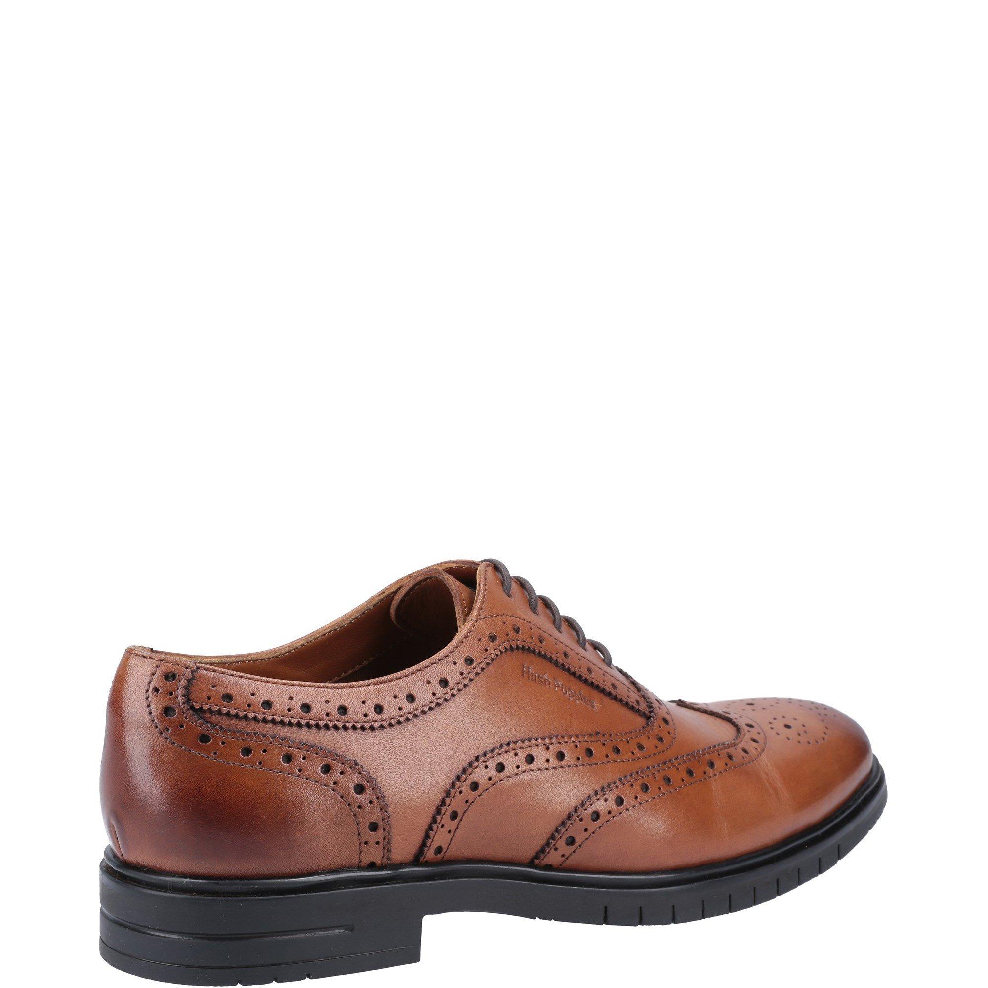 Brown - Hush Puppies - Santiago Lace Shoes - 3
