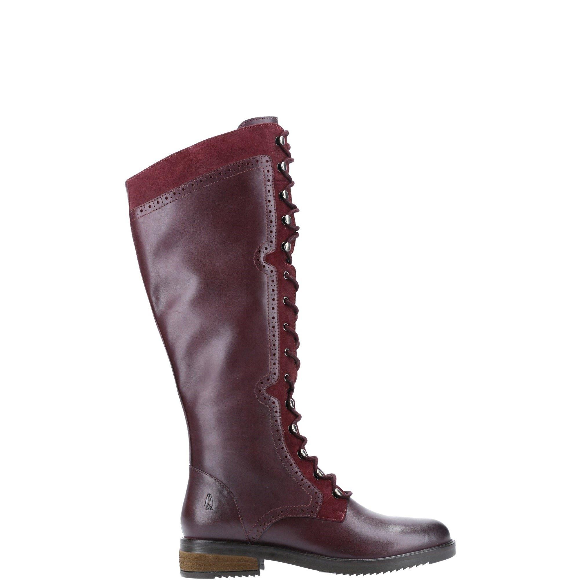 Dark Red - Hush Puppies - Rudy Long Boot - 1