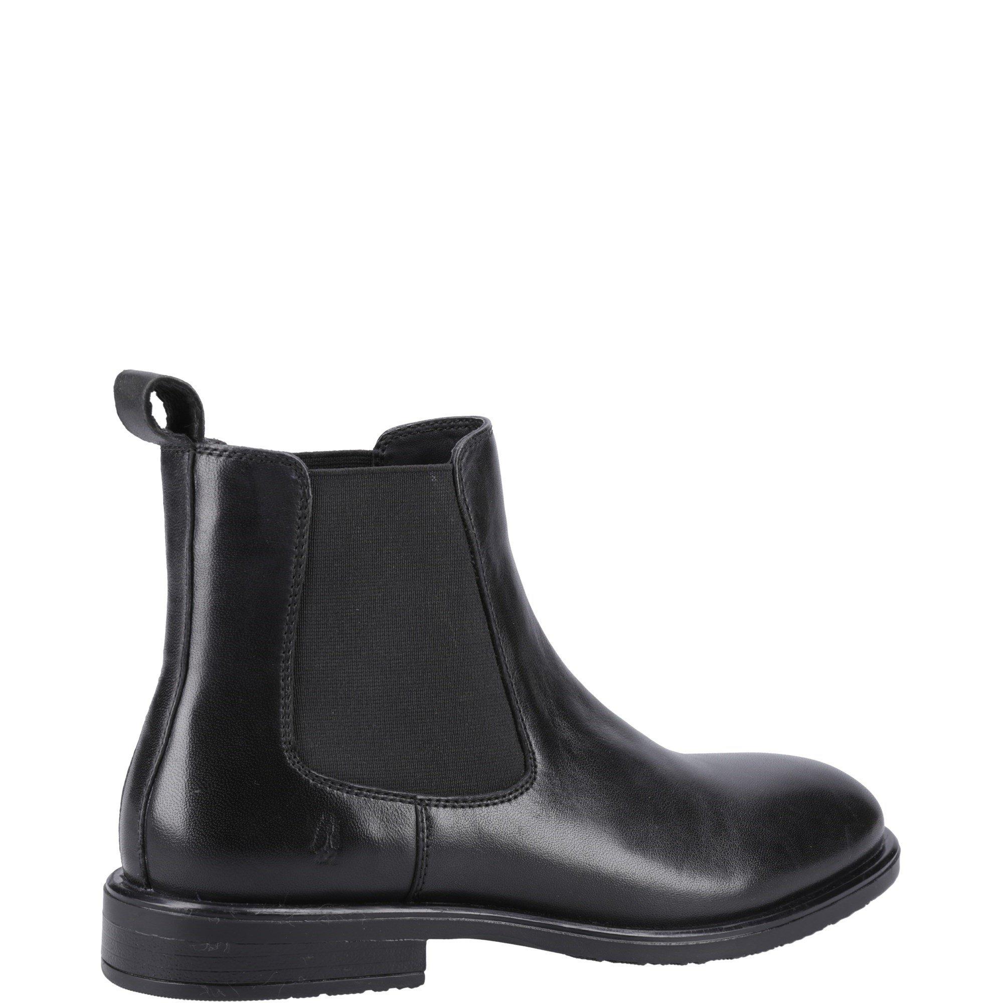 Black - Hush Puppies - Women's Viola Flat Ankle Boot - 3