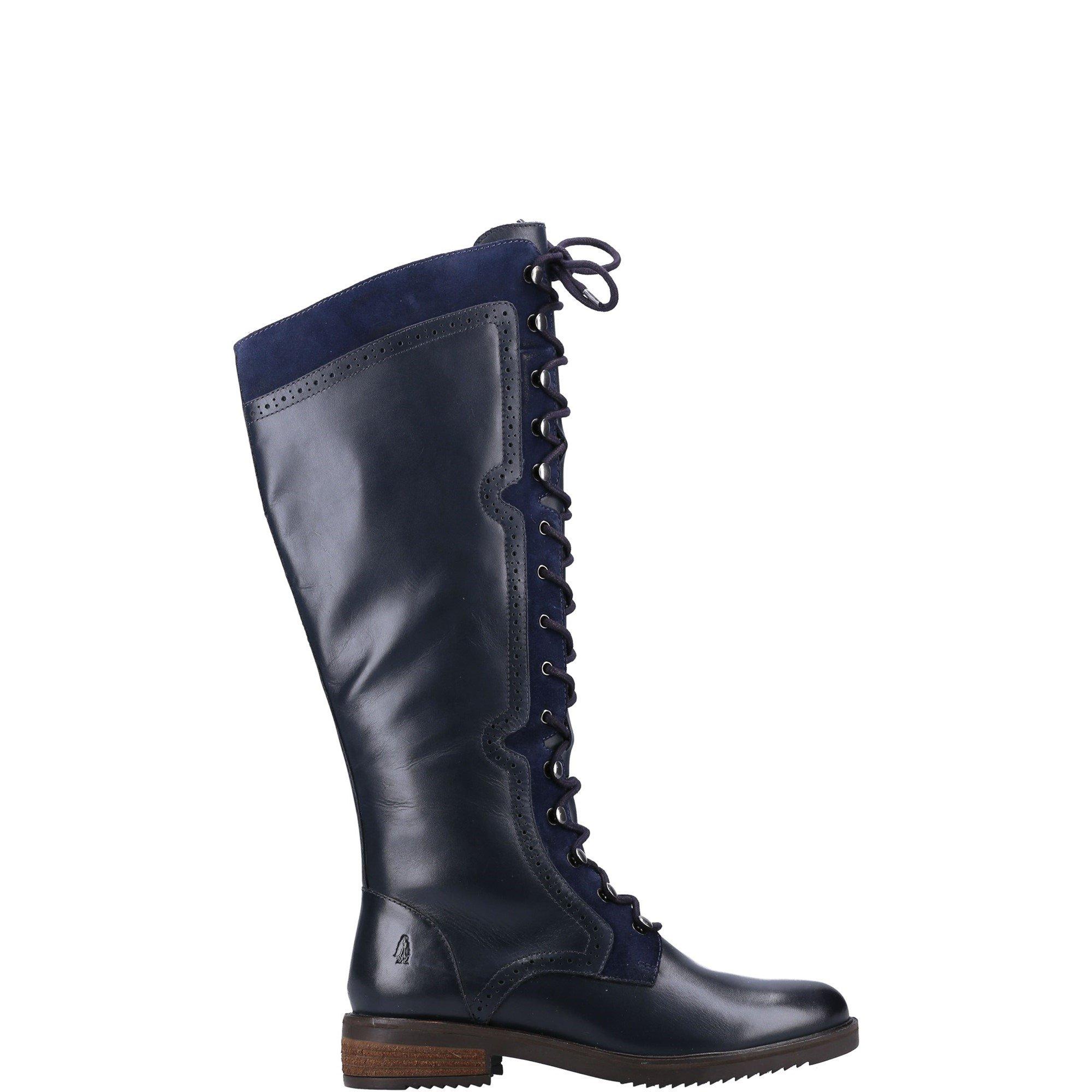 Navy - Hush Puppies - Rudy Long Boot - 1