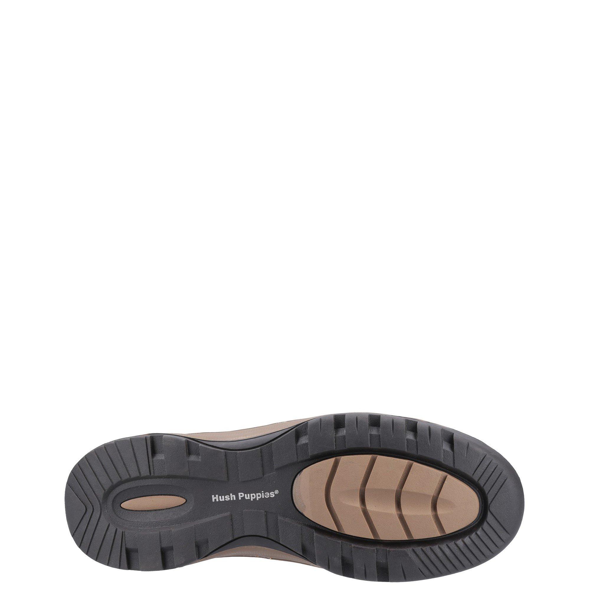Brown - Hush Puppies - Casper Touch Fastening Shoes - 4