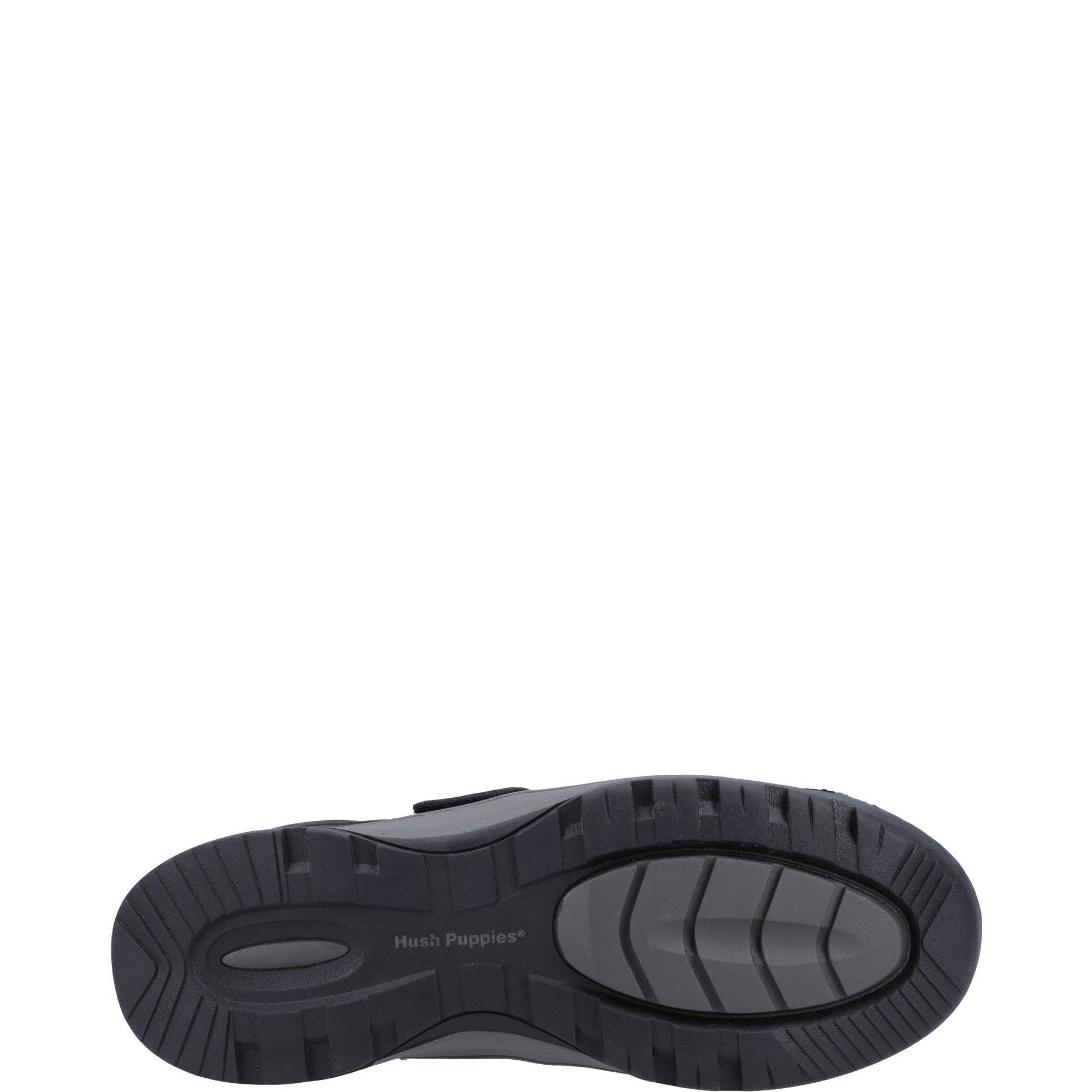 Navy - Hush Puppies - Casper Touch Fastening Shoes - 4