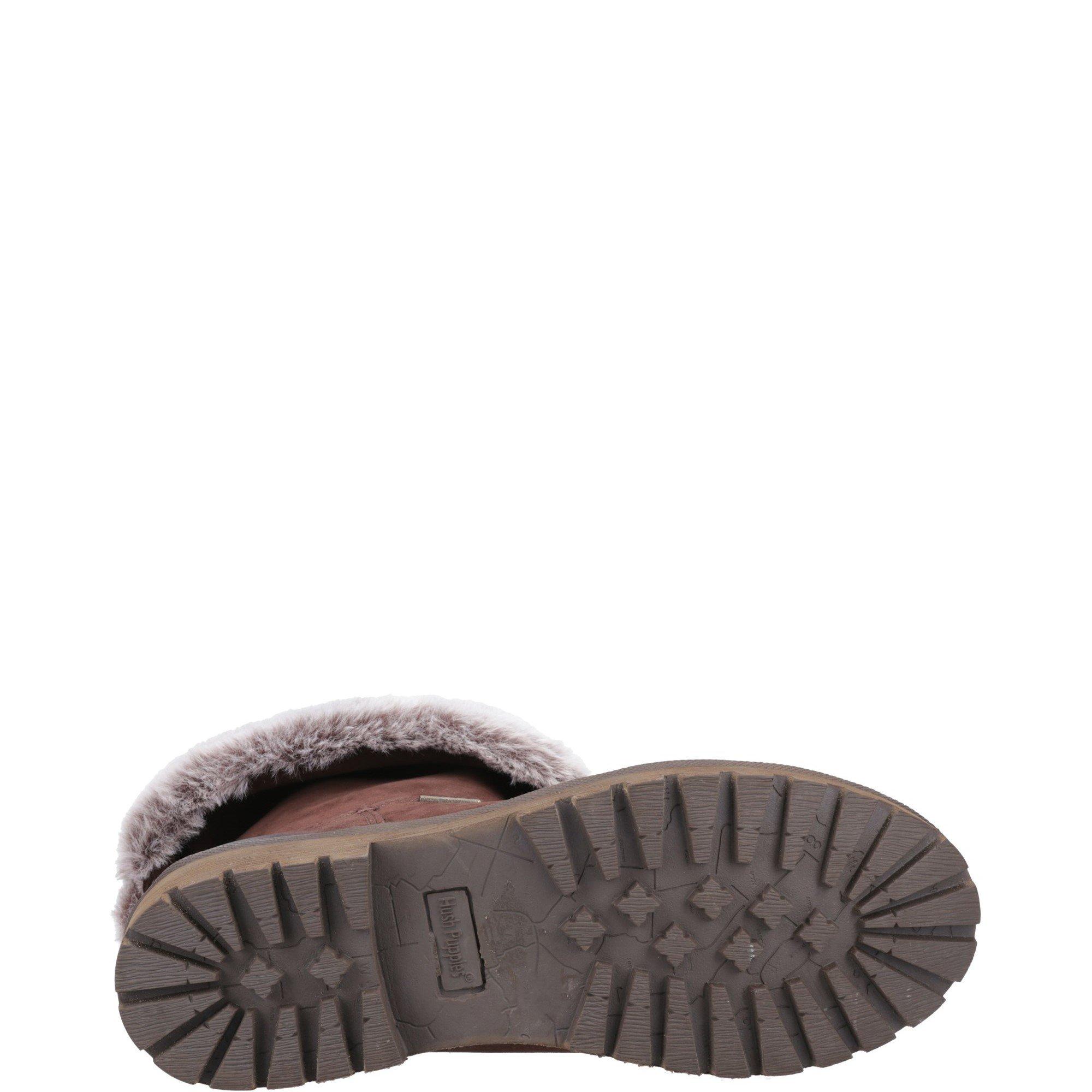 Brown - Hush Puppies - Alice Mid Boot - 4