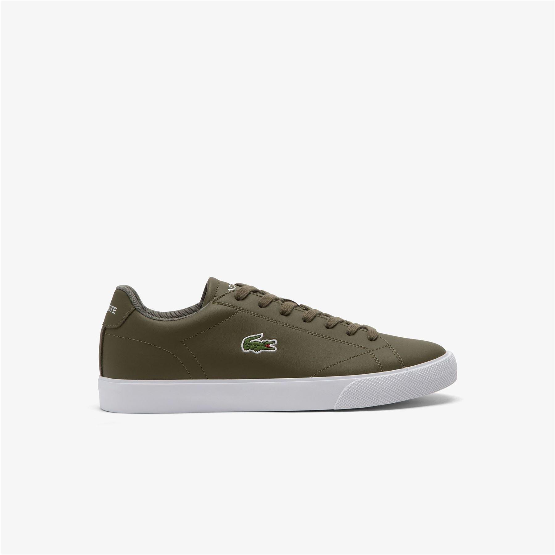 Khaki - Lacoste - Leonard Set Trainers - 1