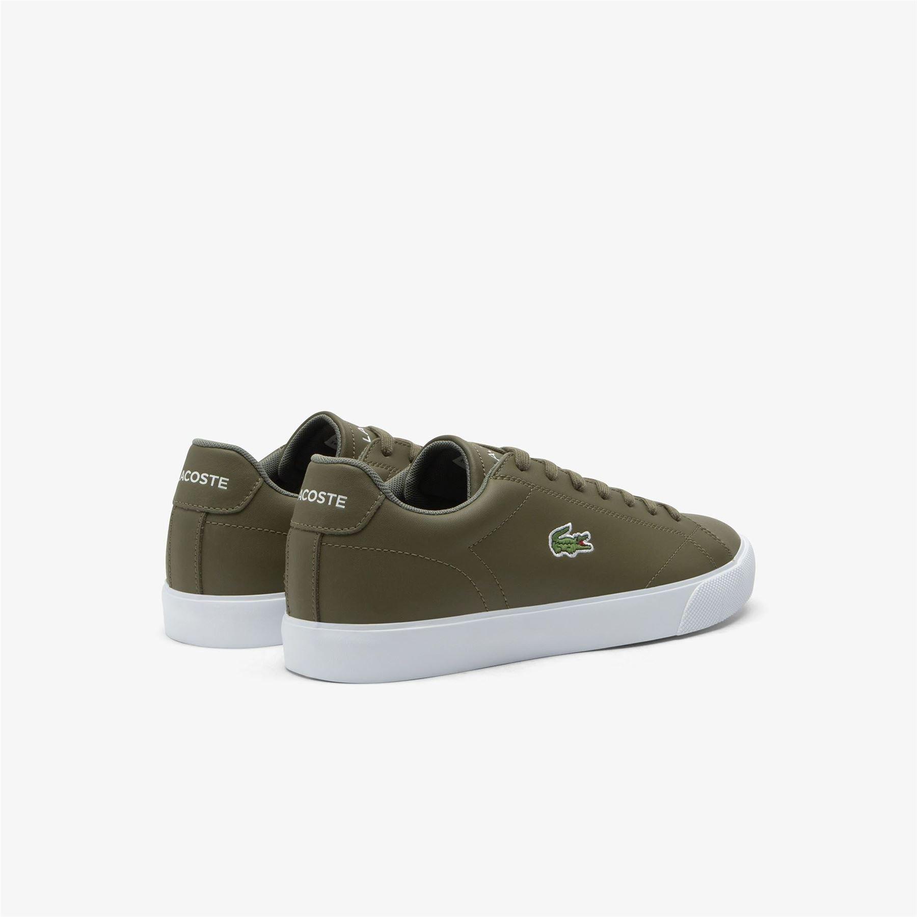 Khaki - Lacoste - Leonard Set Trainers - 3