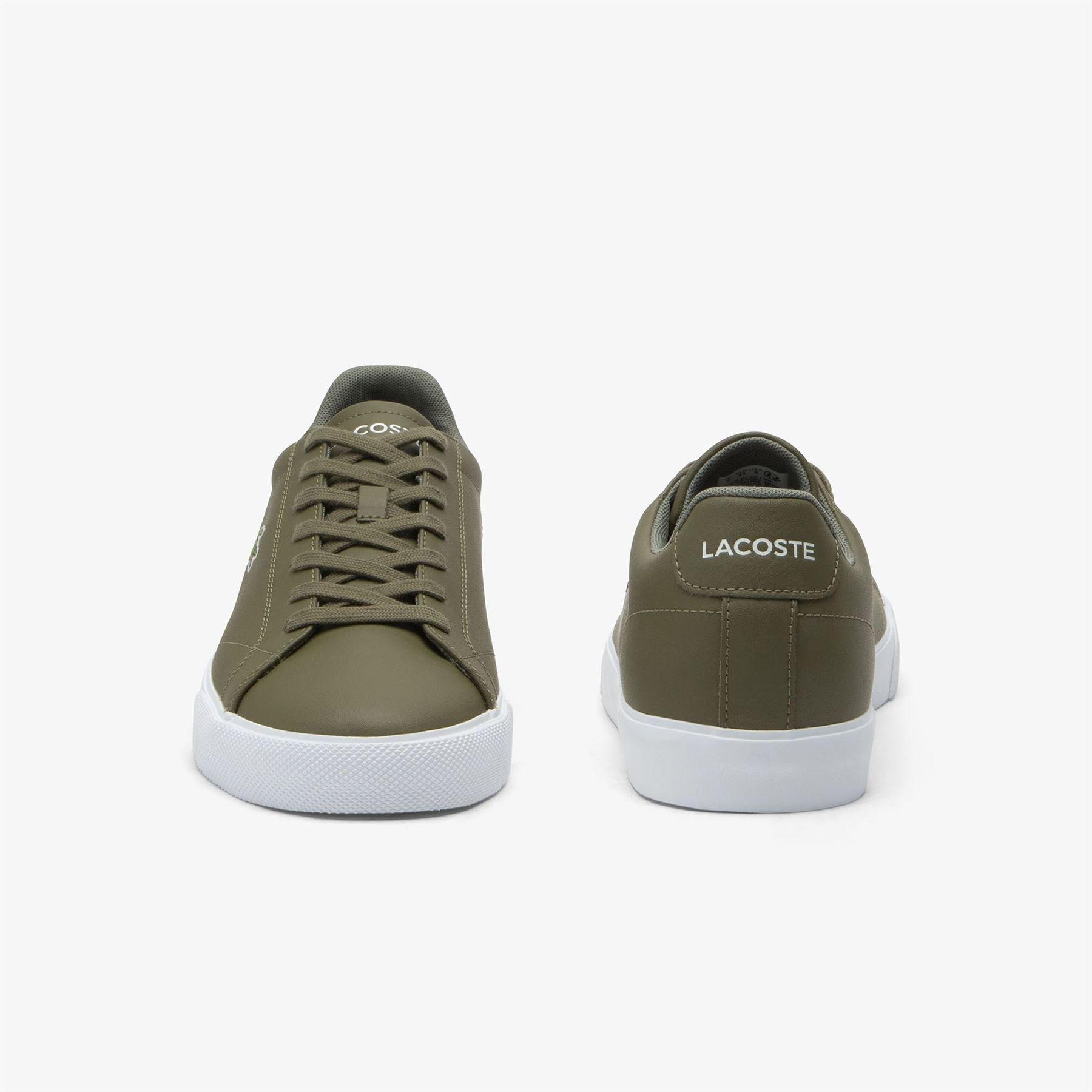 Khaki - Lacoste - Leonard Set Trainers - 5