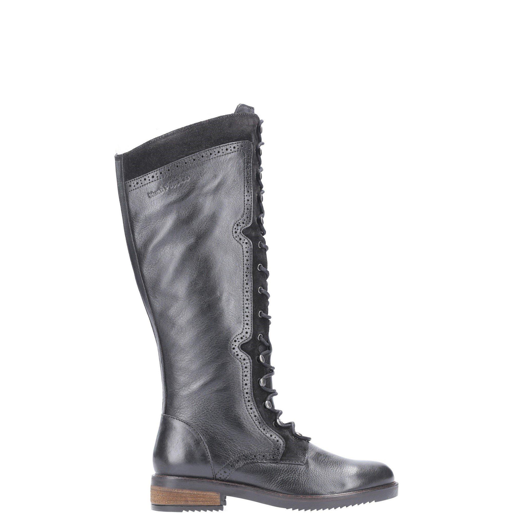 Black - Hush Puppies - Rudy Long Boot - 1