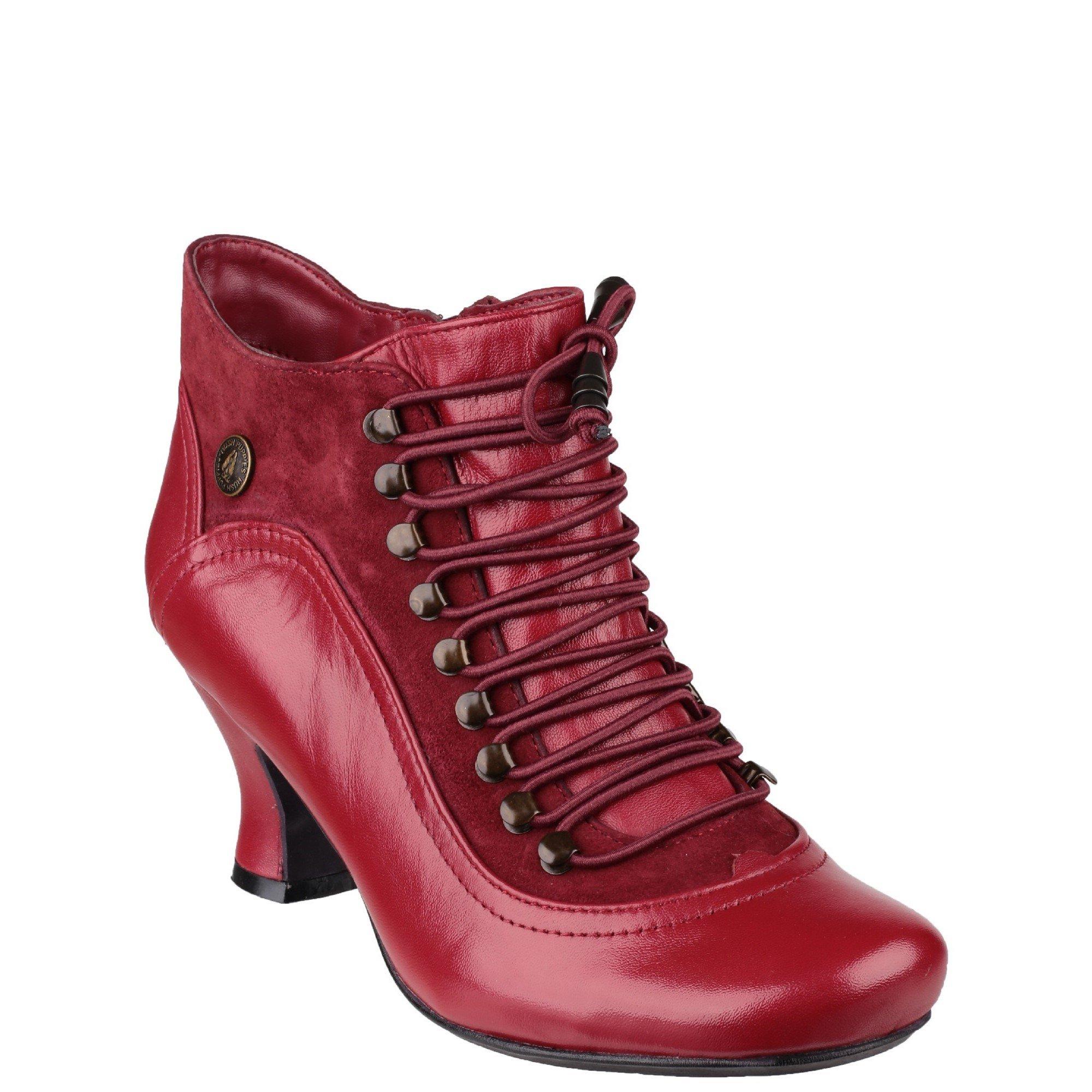 Red - Hush Puppies - Vivianna Heeled Boot - 2
