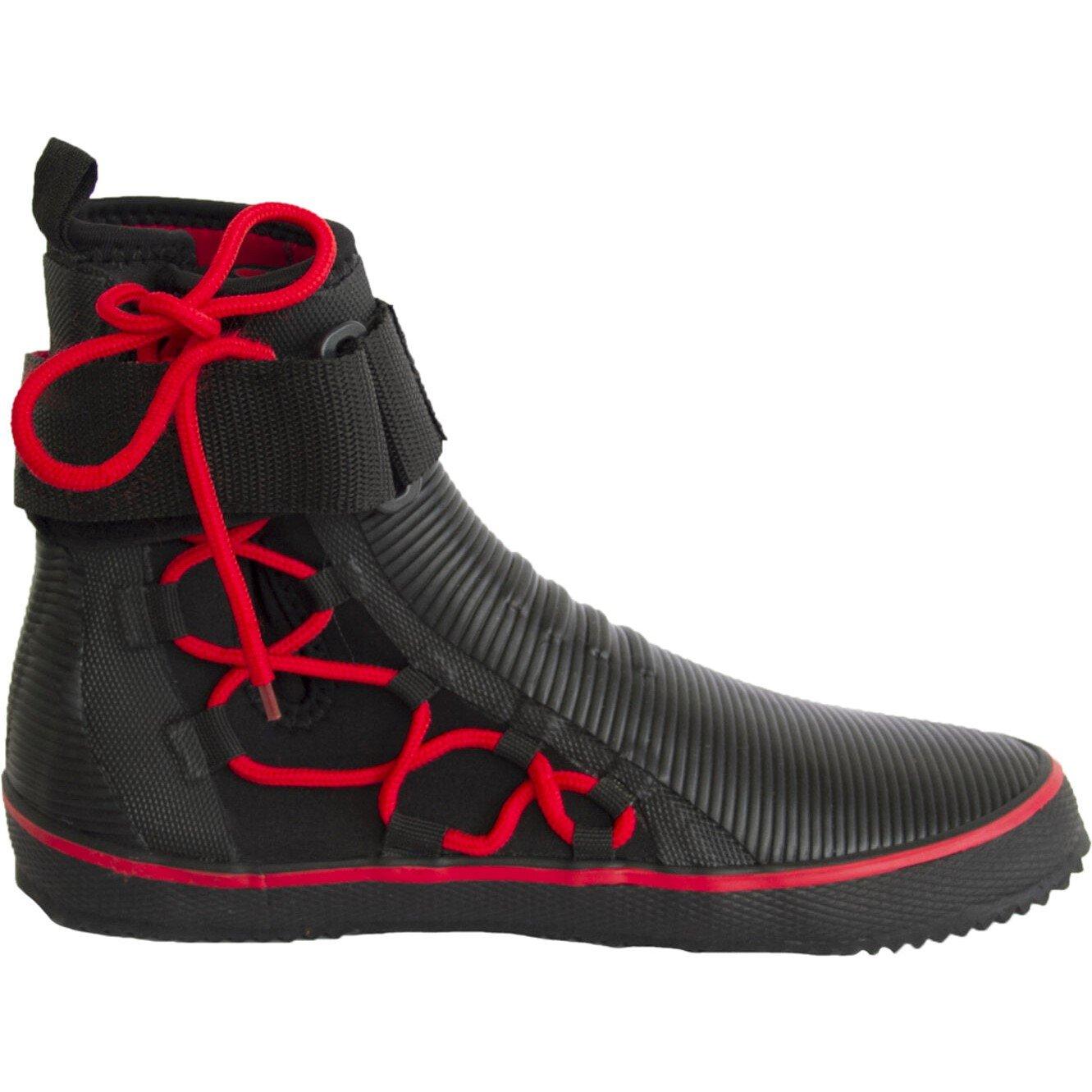 Black/Red - Gul - 5MM ALL PURPOSE LACE  WETSUIT BOOT - 2