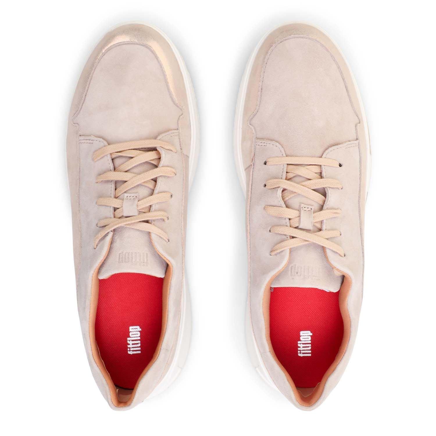 Beige - Fitflop - Freya Suede Sneakers - 4