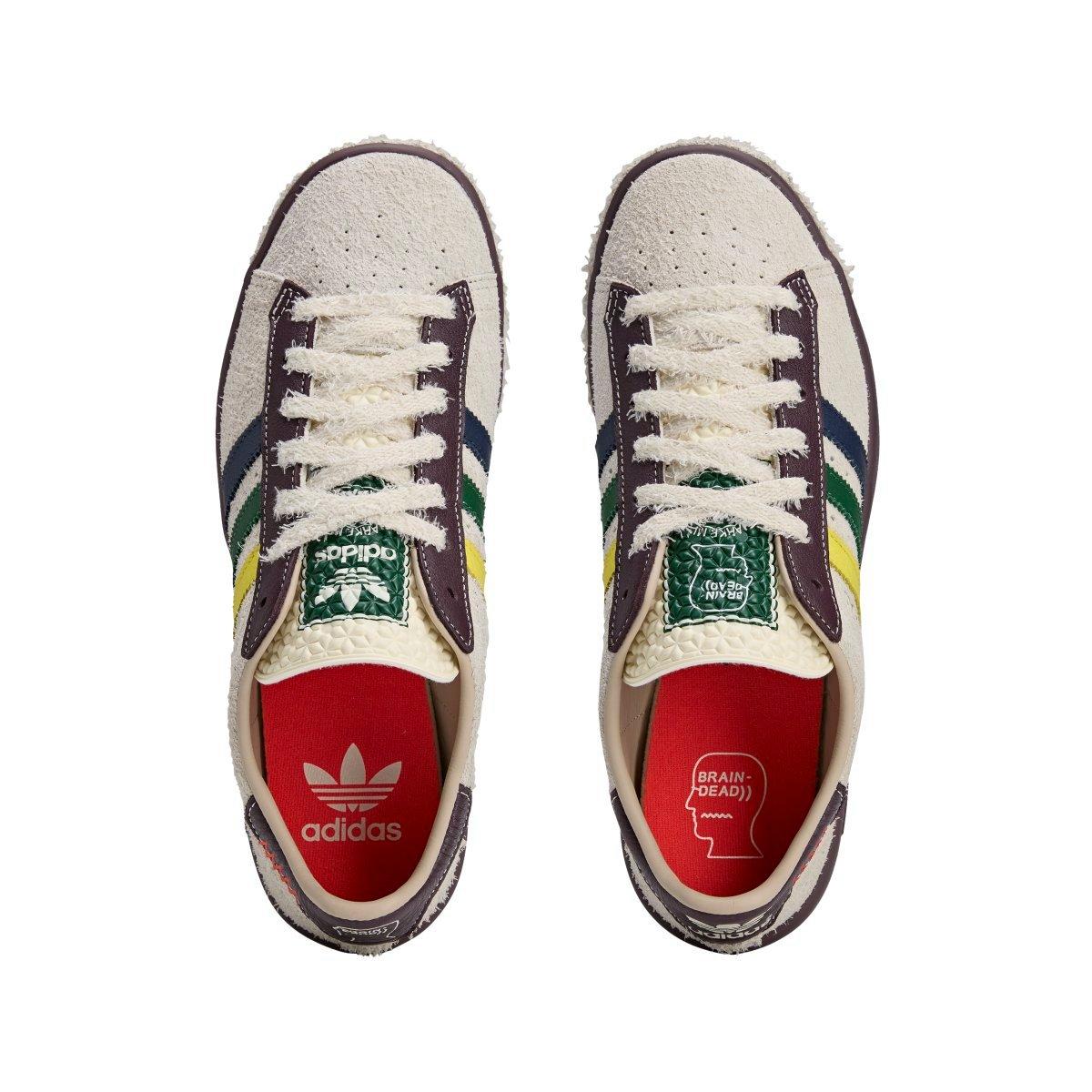 White - adidas Originals - Forest Hills Brain Dead Black Branch Shoe - 4