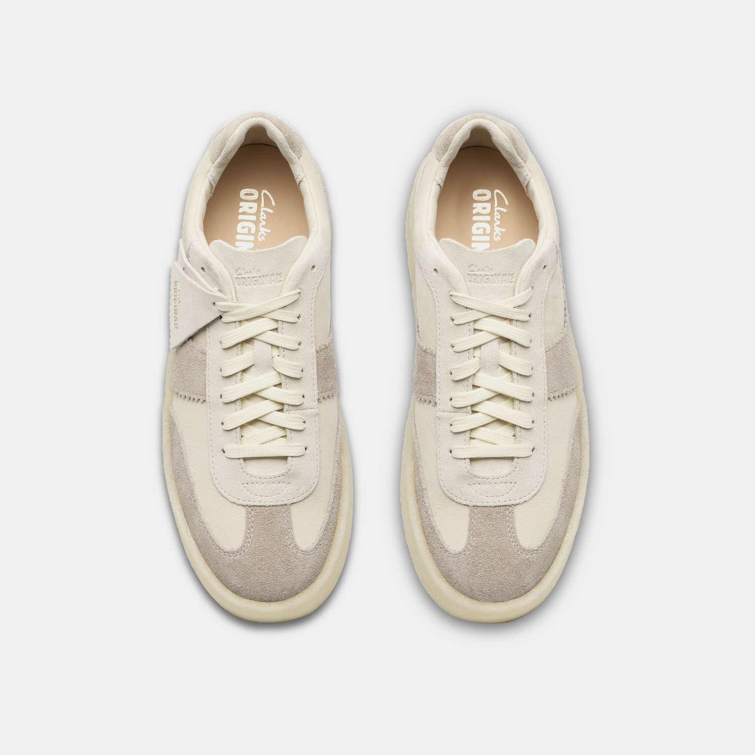 White - Clarks Originals - Tor 80 Lace Up Trainers - 6