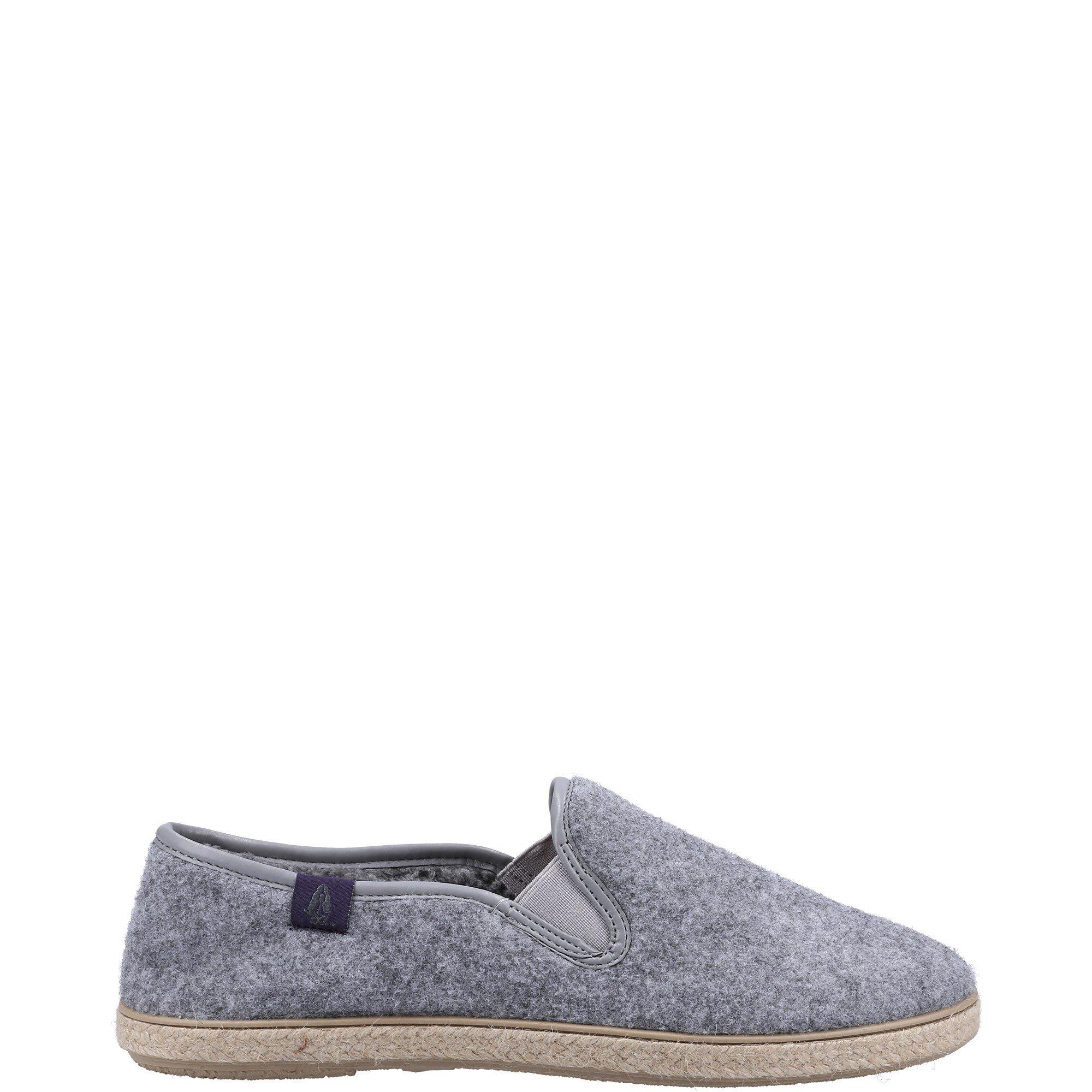 Grey - Hush Puppies - Cosy Slipper - 1