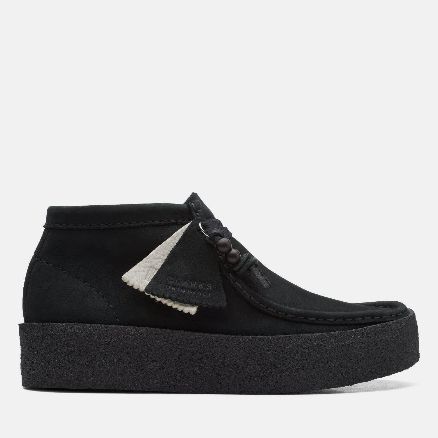 Black - Clarks Originals - Wallabee Cup Boots - 1
