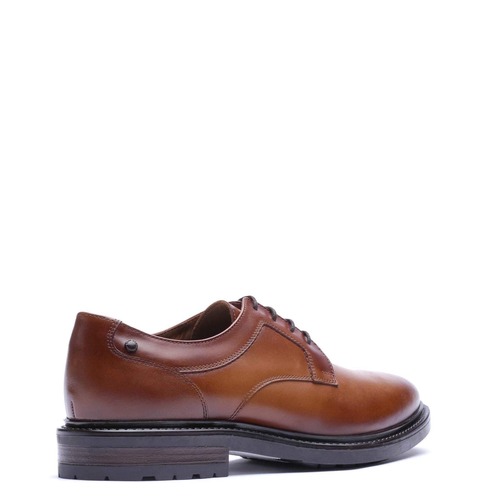 Tan - Base London - CARTER LACE UP SHOE - 3
